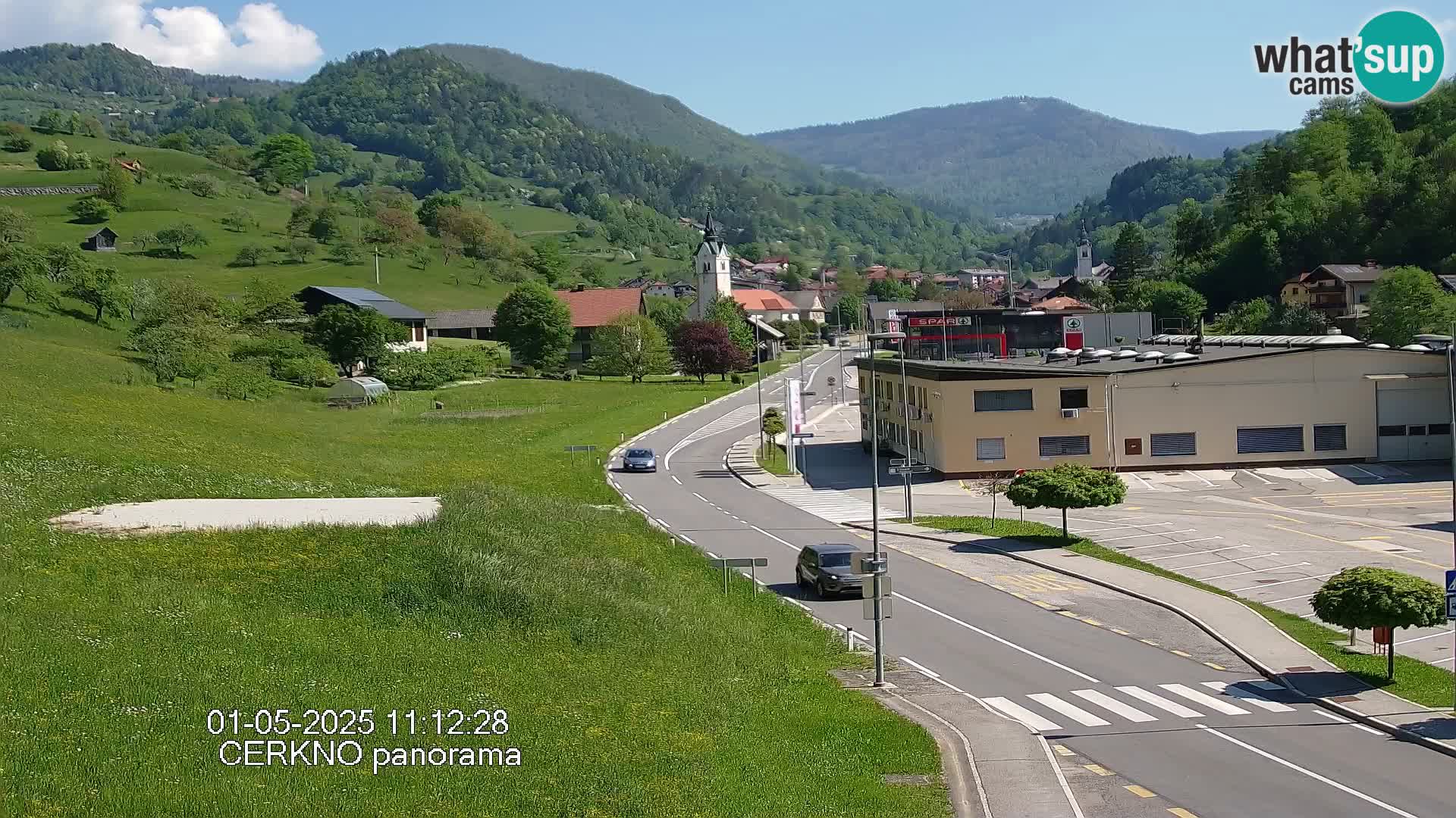 Cerkno ulaz u grad – Kamera uživo