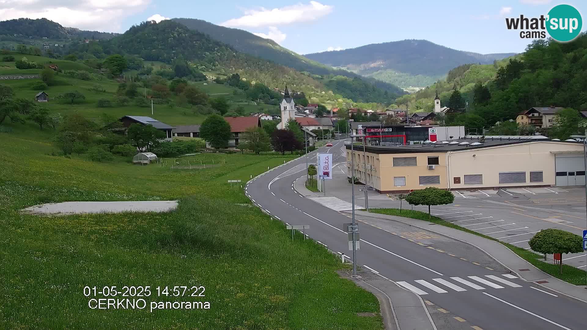 Cerkno Stadteingang Live-Webcam