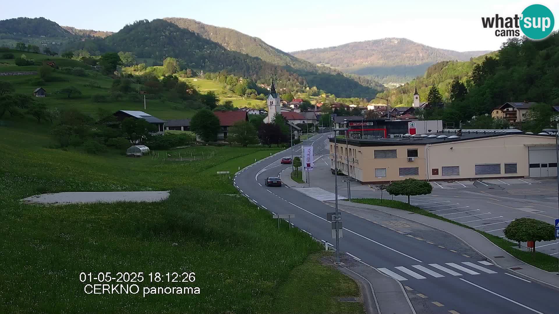 Cerkno ulaz u grad – Kamera uživo