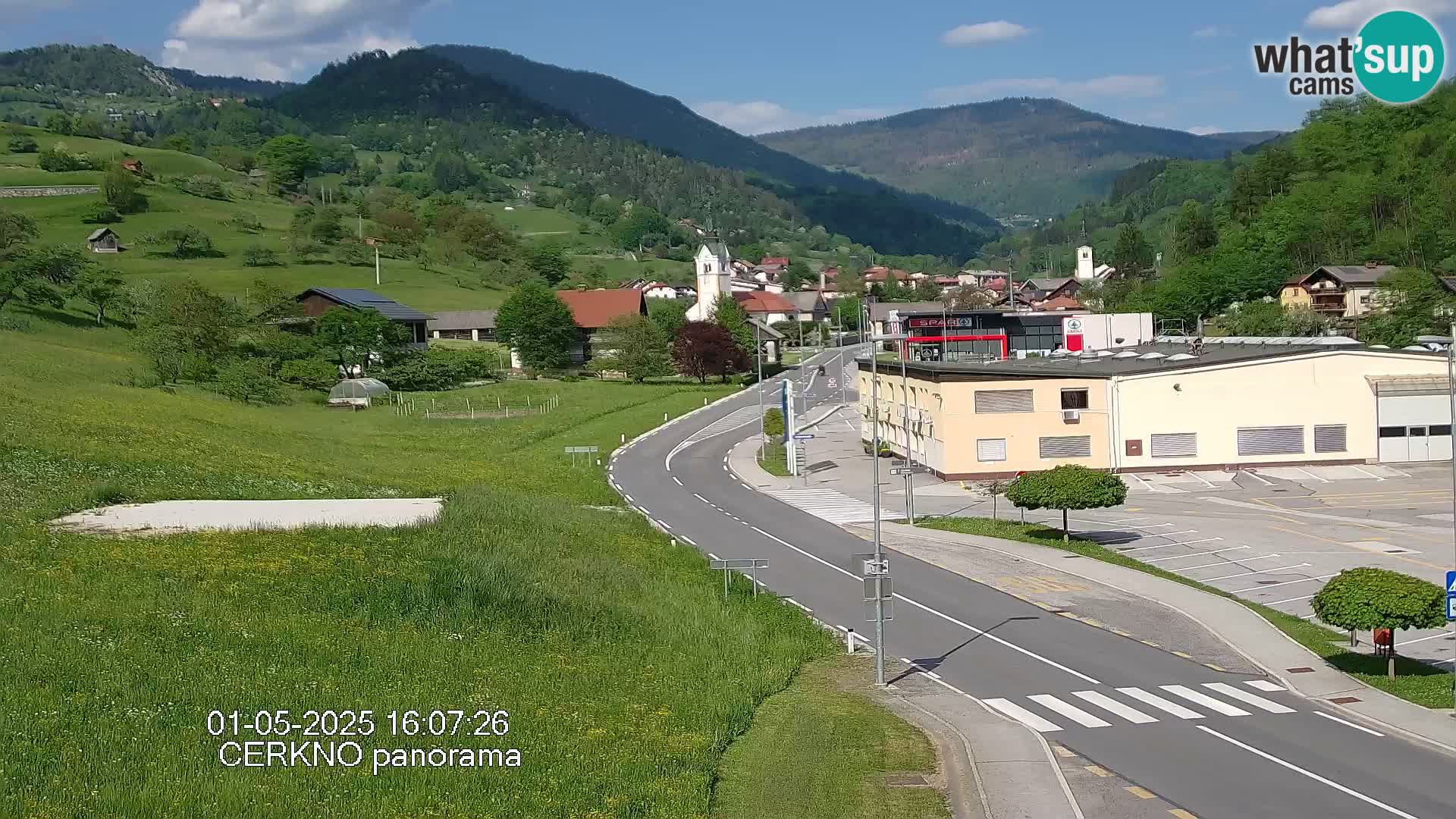 Webcam Ingresso Città di Cerkno