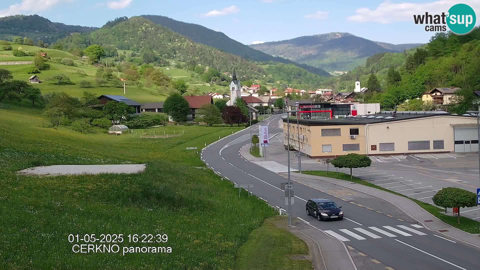 Cerkno ulaz u grad – Kamera uživo