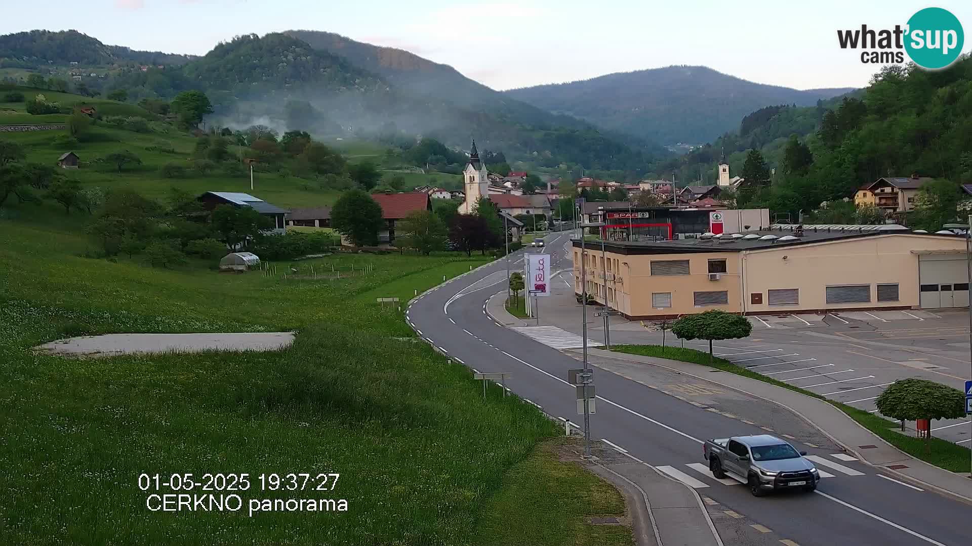 Cerkno ulaz u grad – Kamera uživo