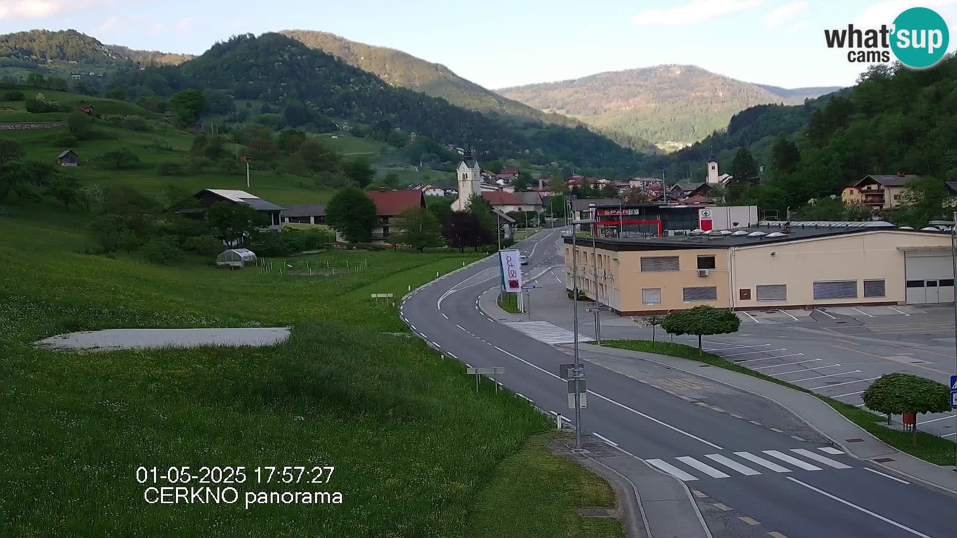 Cerkno ulaz u grad – Kamera uživo