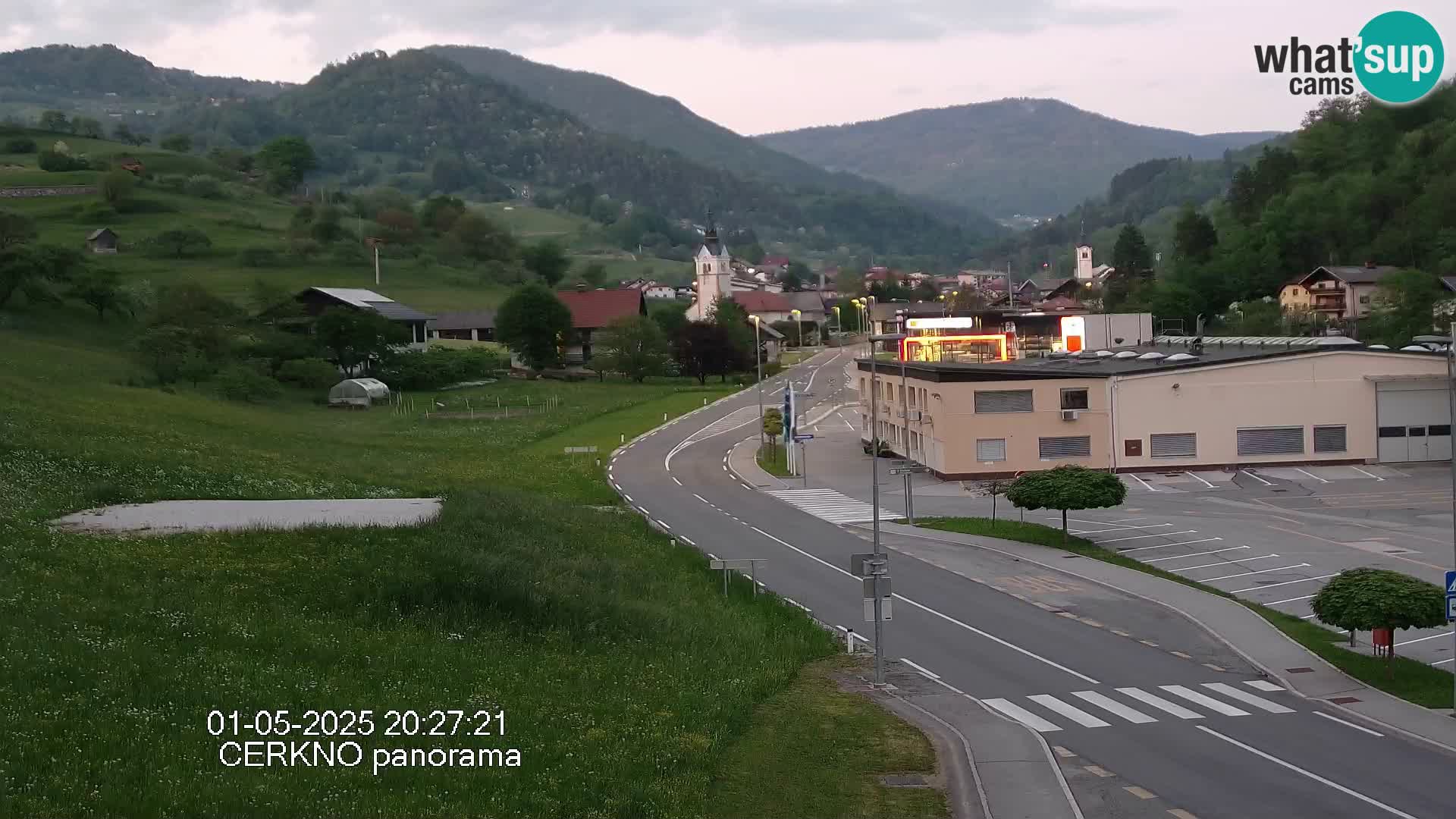 Cerkno ulaz u grad – Kamera uživo