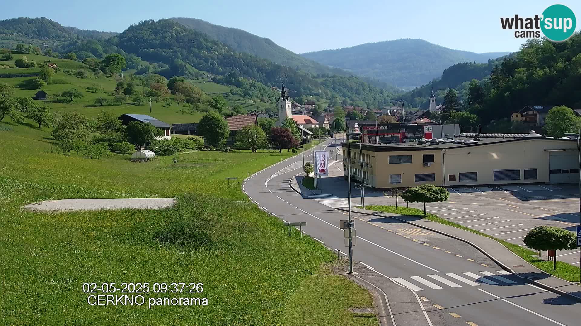 Webcam Ingresso Città di Cerkno