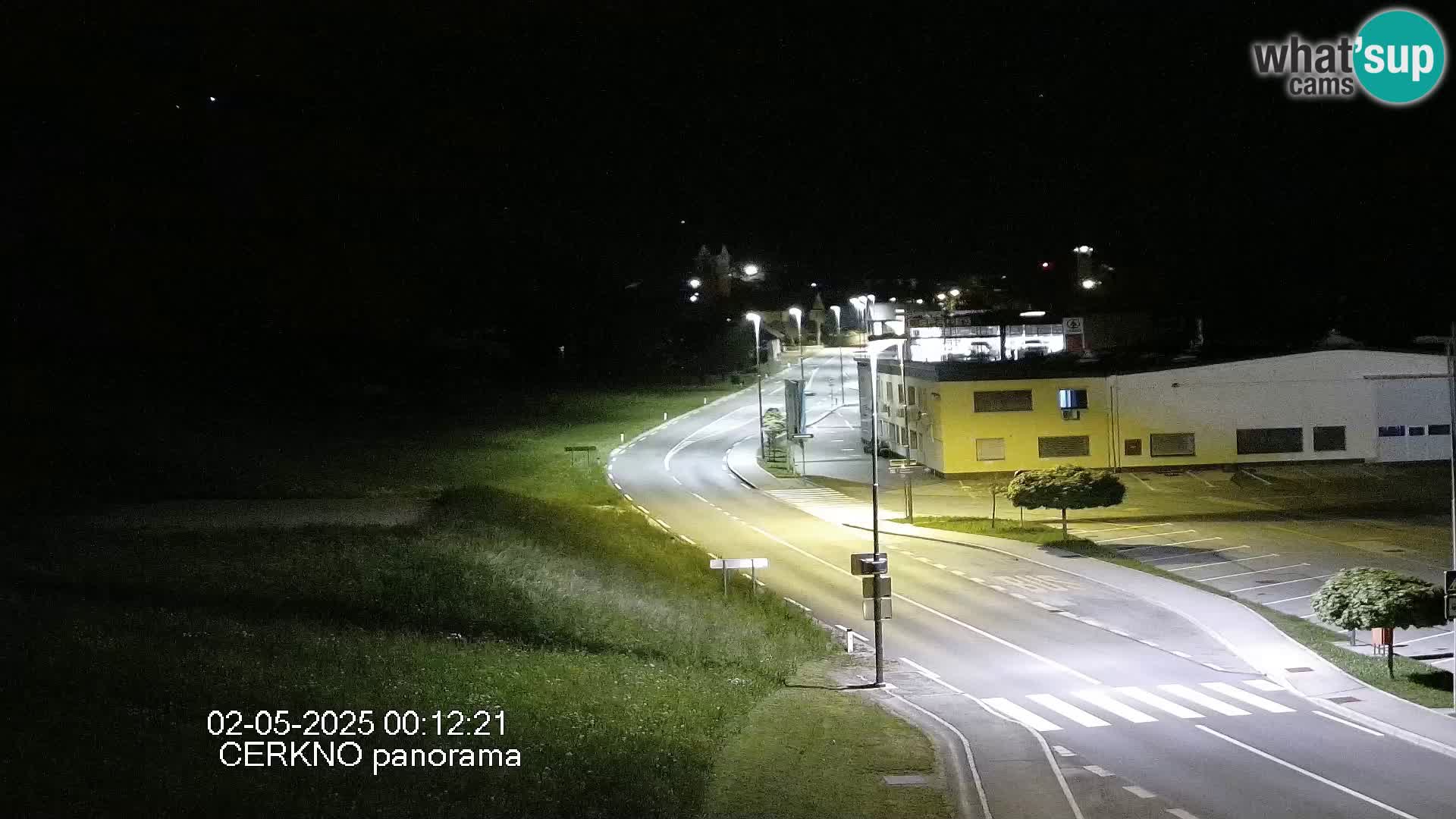 Cerkno city entrance Live Webcam
