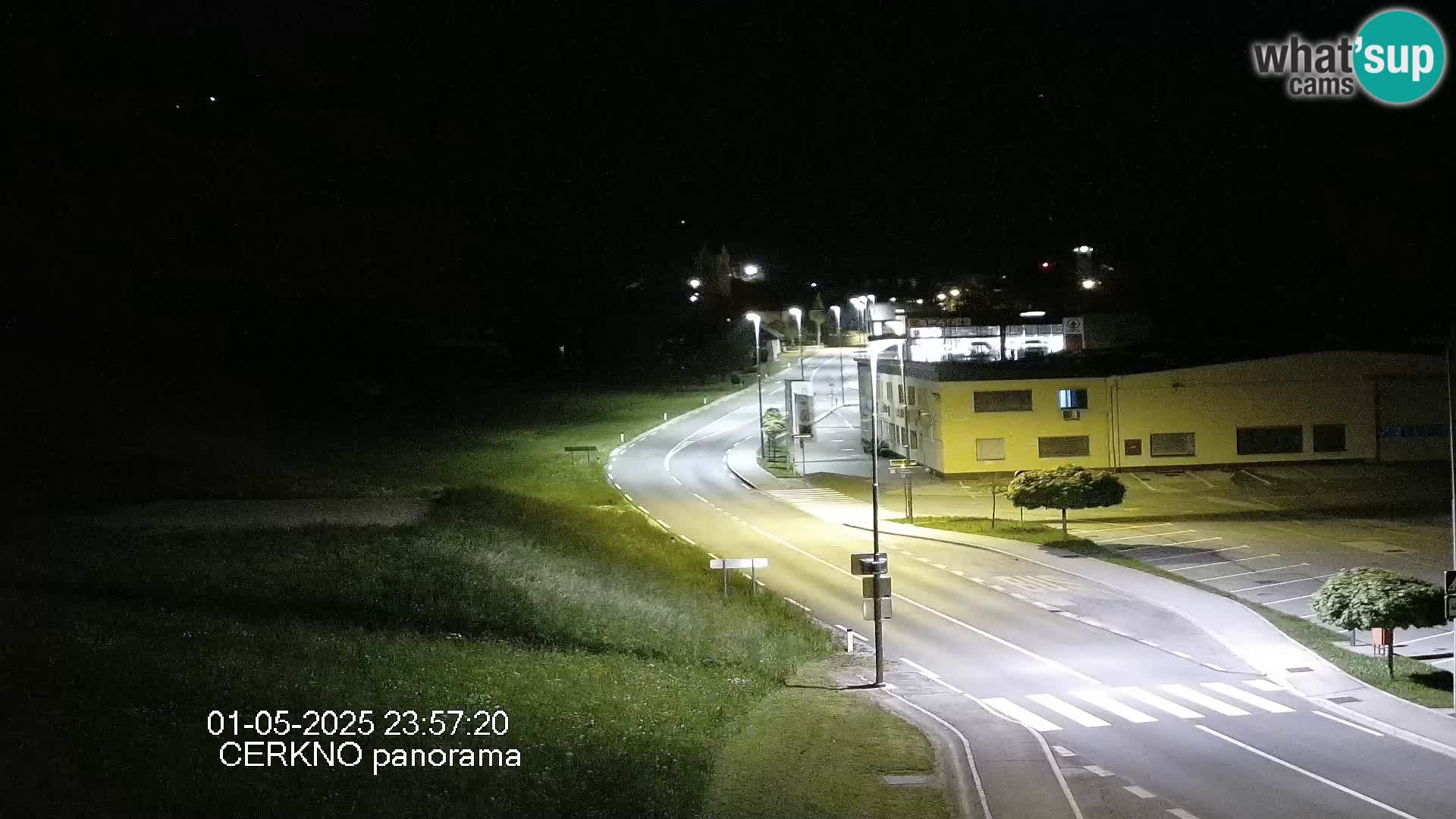 Cerkno city entrance Live Webcam