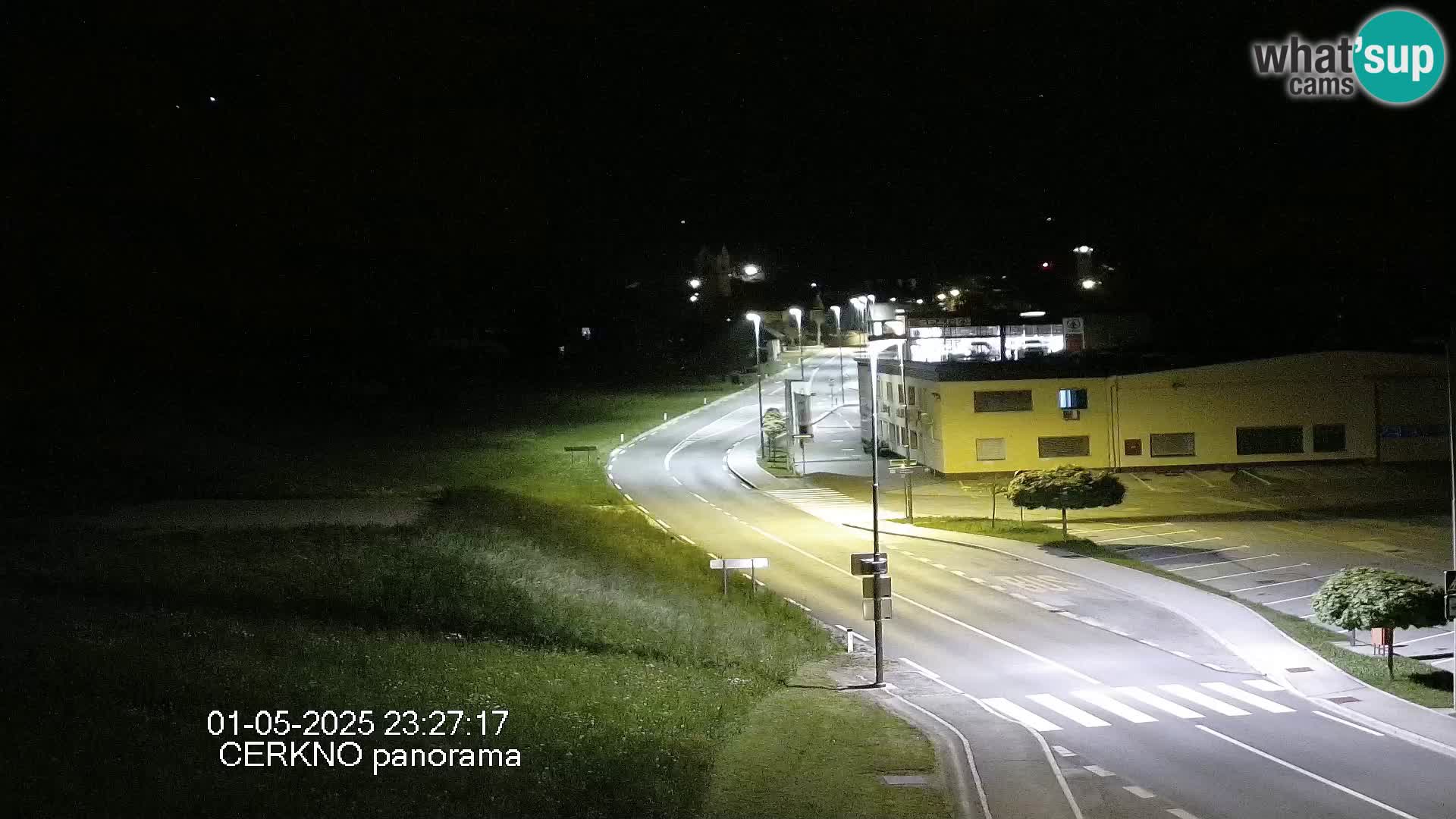Cerkno entrada a la ciudad Webcam en vivo