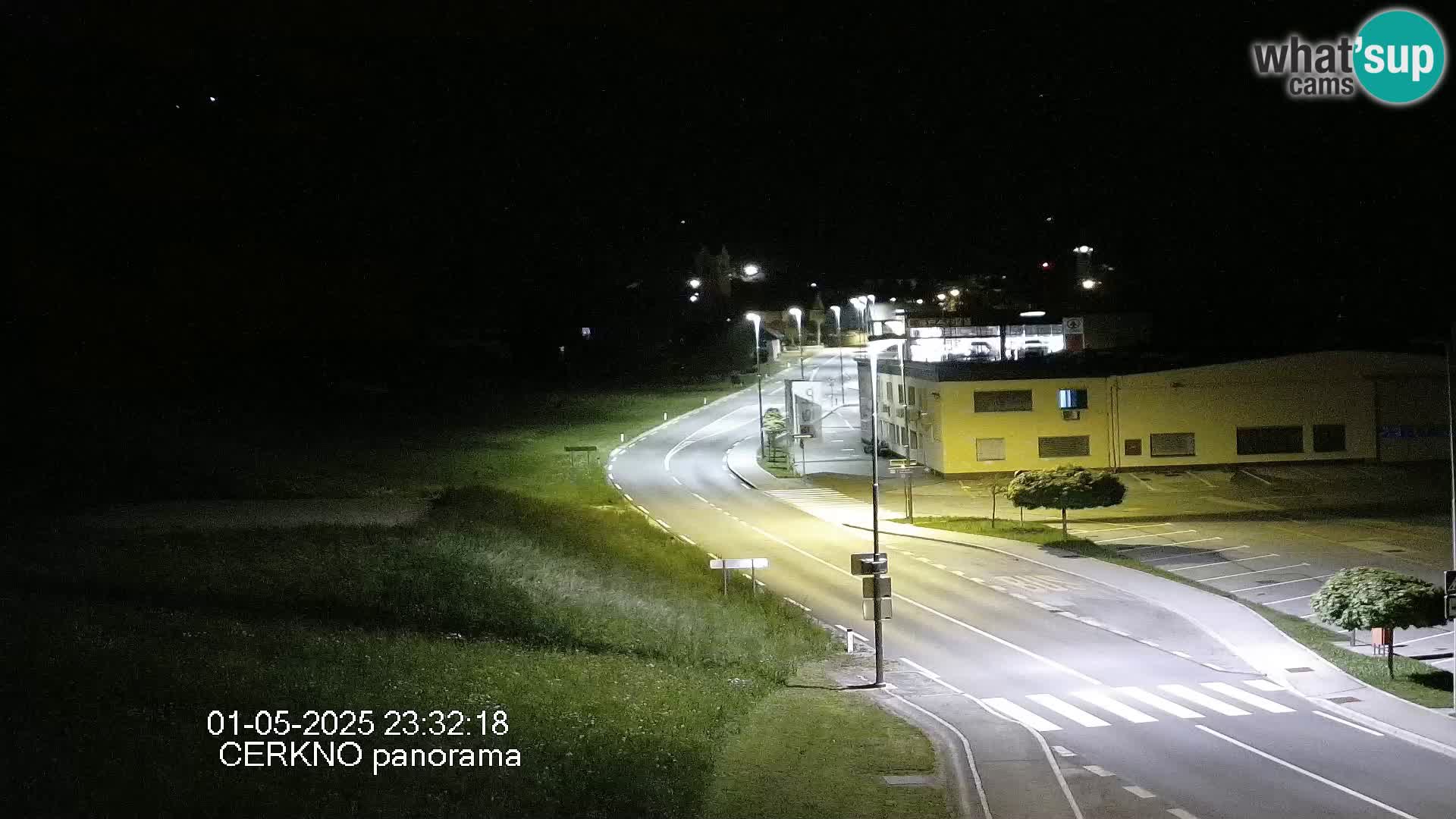 Webcam en direct – Entrée de la ville de Cerkno