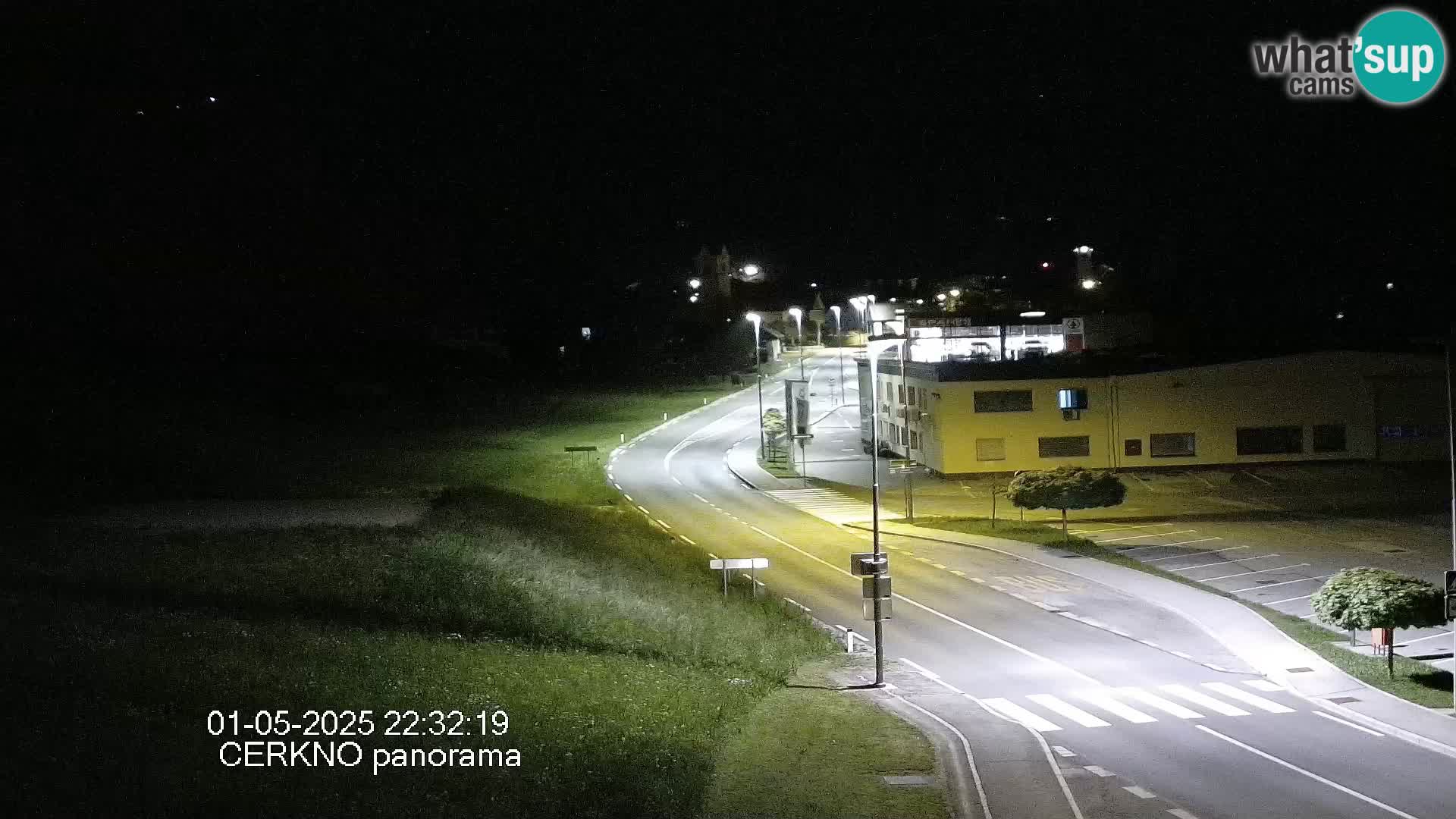 Cerkno city entrance Live Webcam