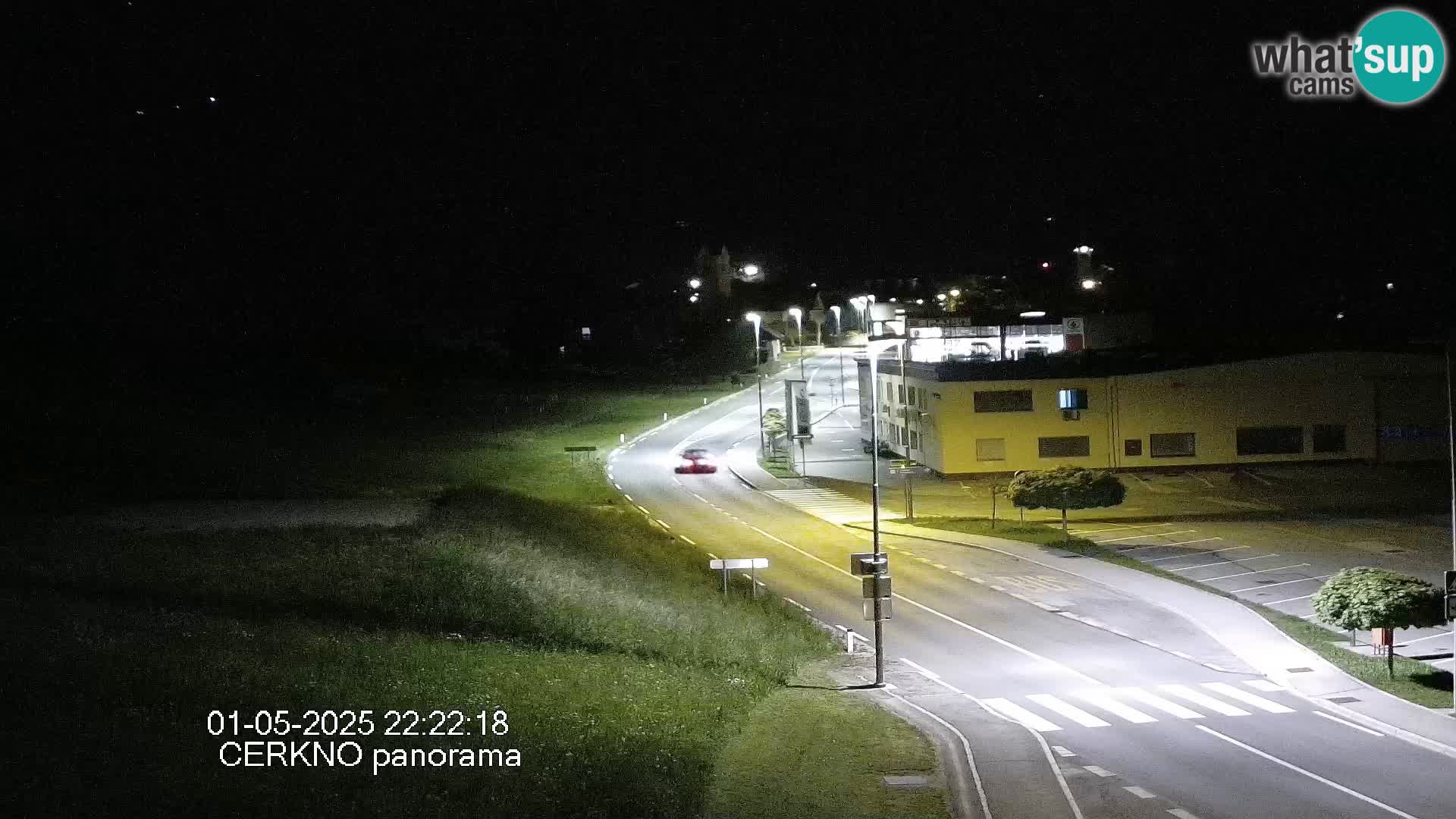 Cerkno entrada a la ciudad Webcam en vivo