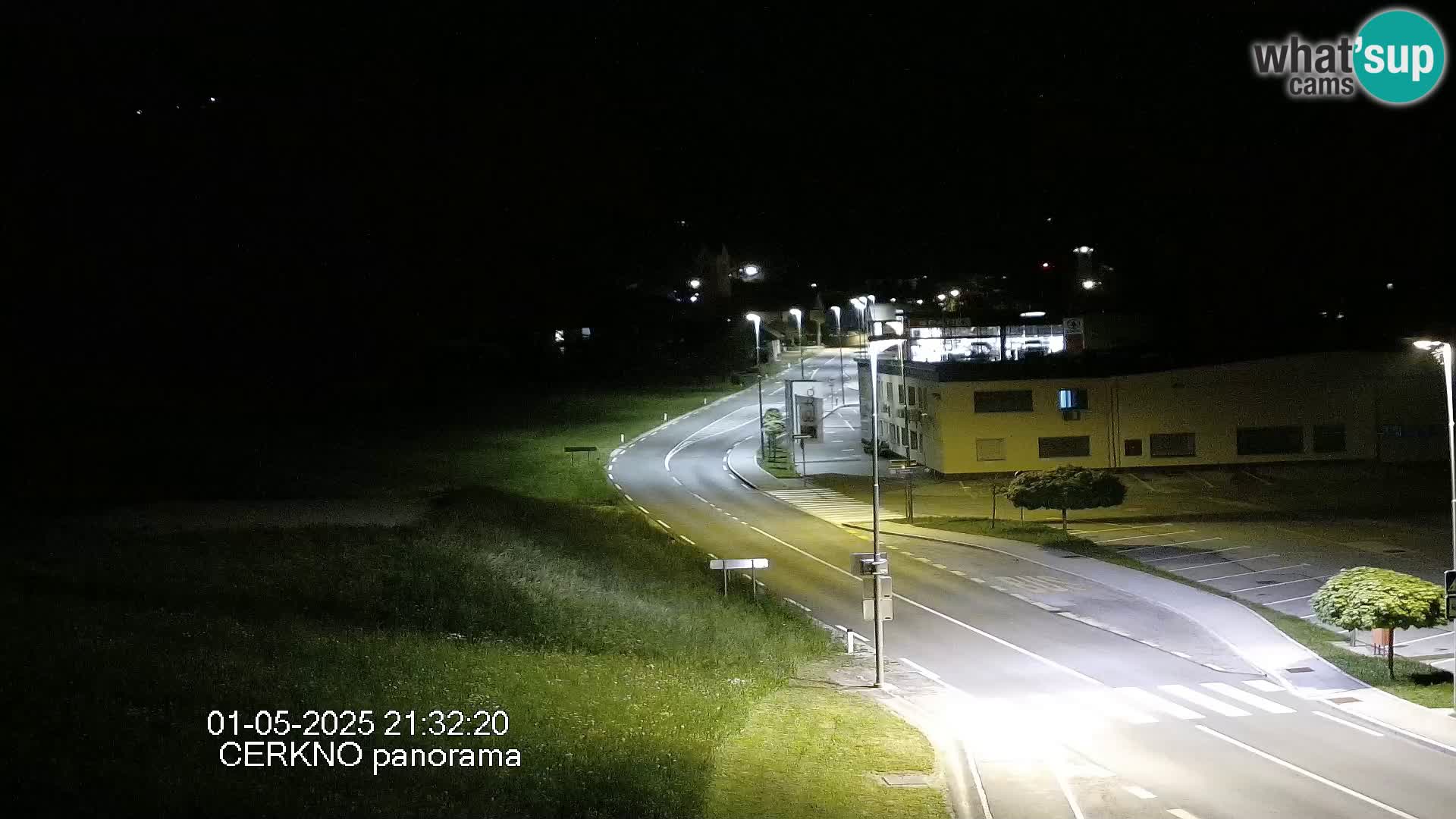 Webcam en direct – Entrée de la ville de Cerkno