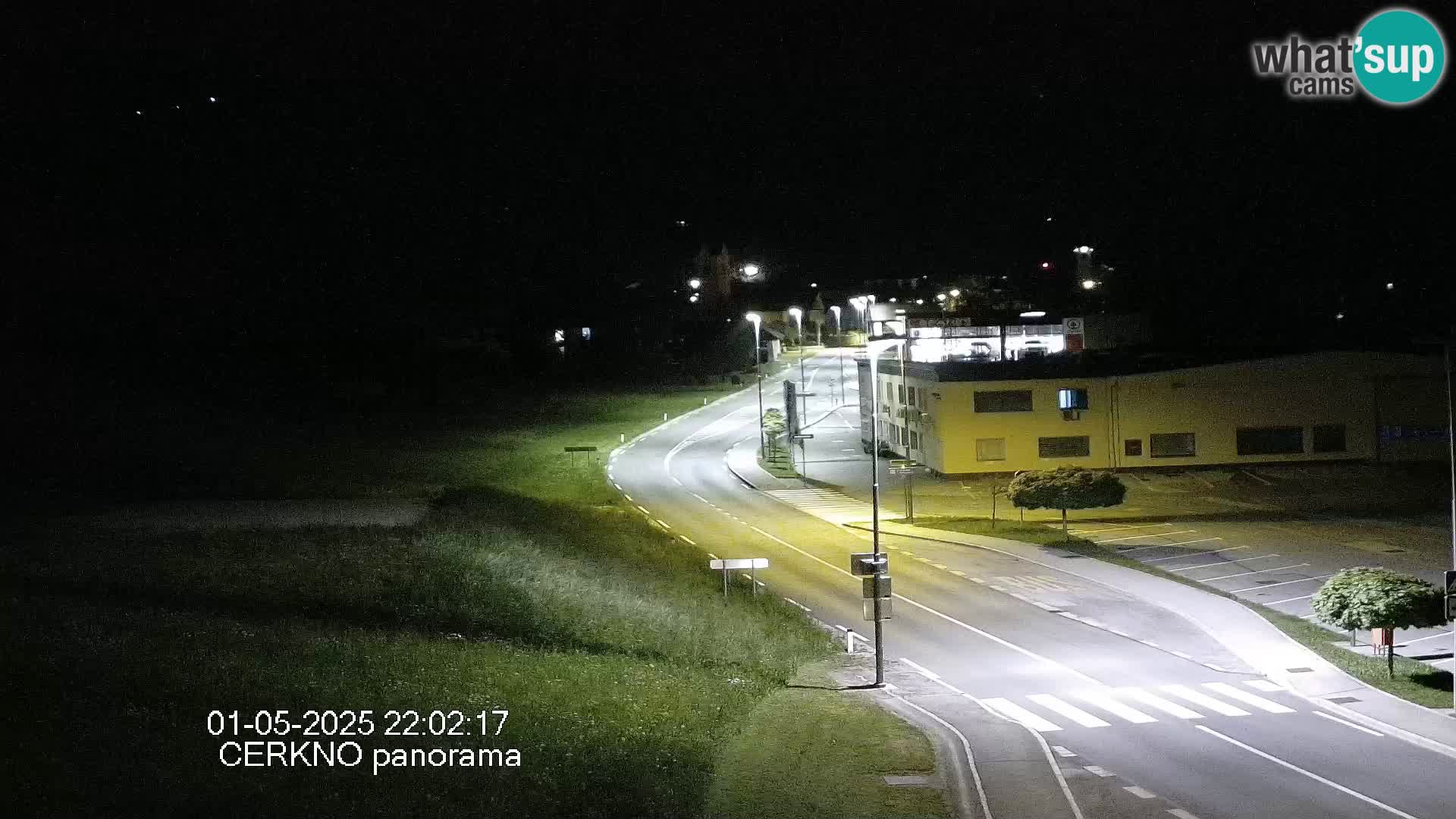 Cerkno entrada a la ciudad Webcam en vivo