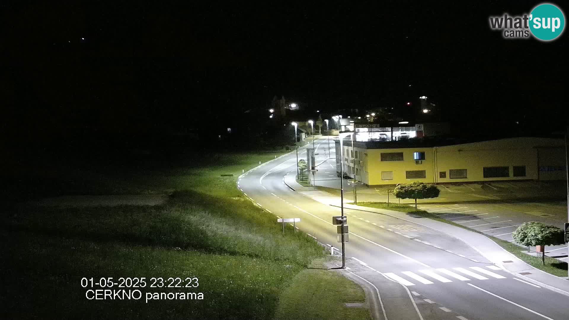 Cerkno city entrance Live Webcam