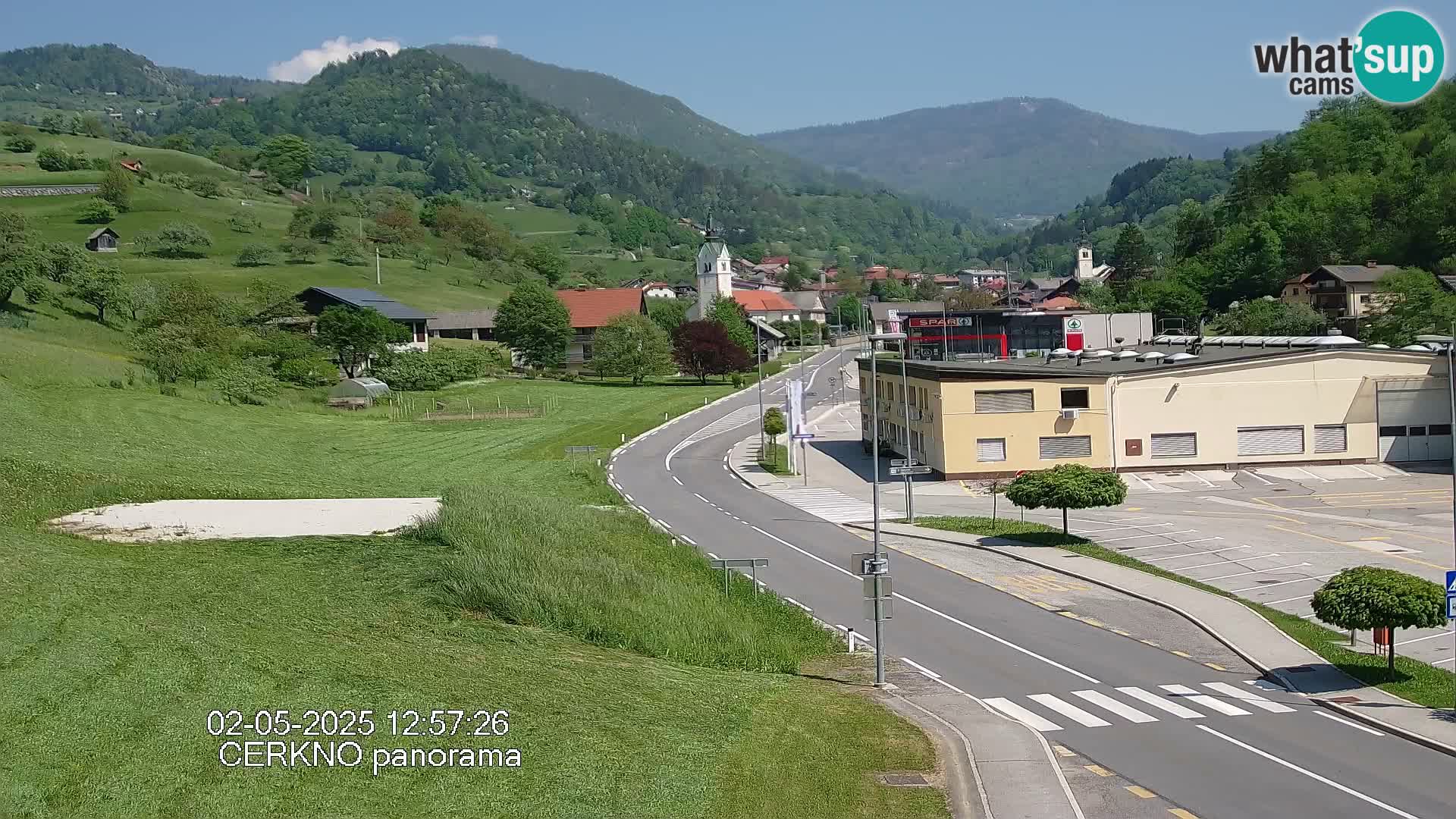 Cerkno ulaz u grad – Kamera uživo