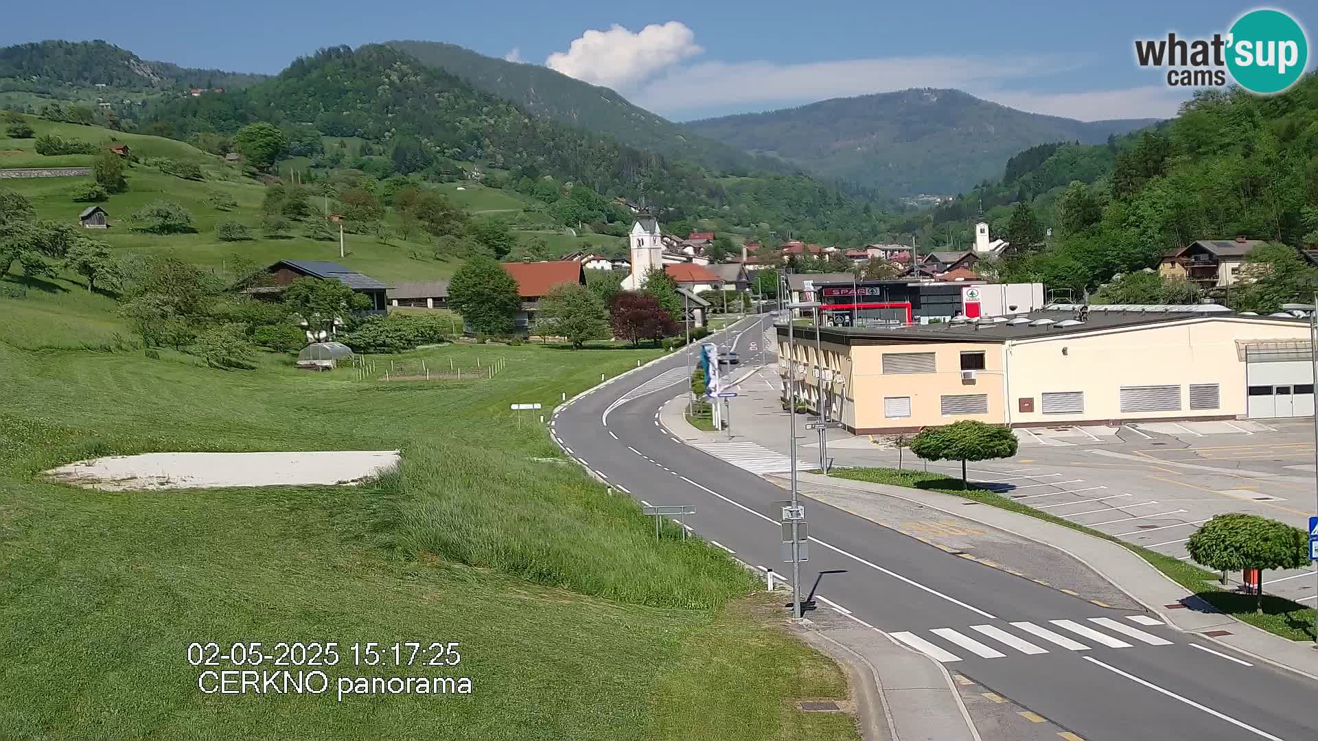Cerkno Stadteingang Live-Webcam