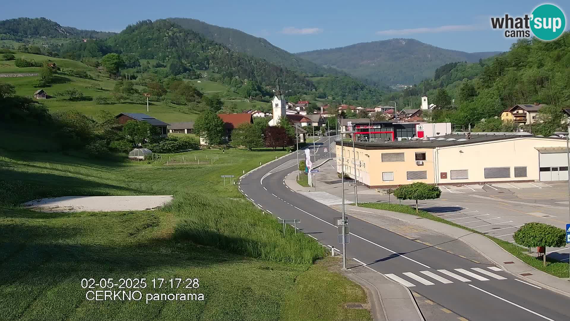 Cerkno ulaz u grad – Kamera uživo