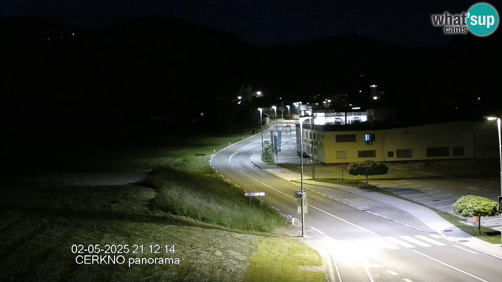 Cerkno city entrance Live Webcam