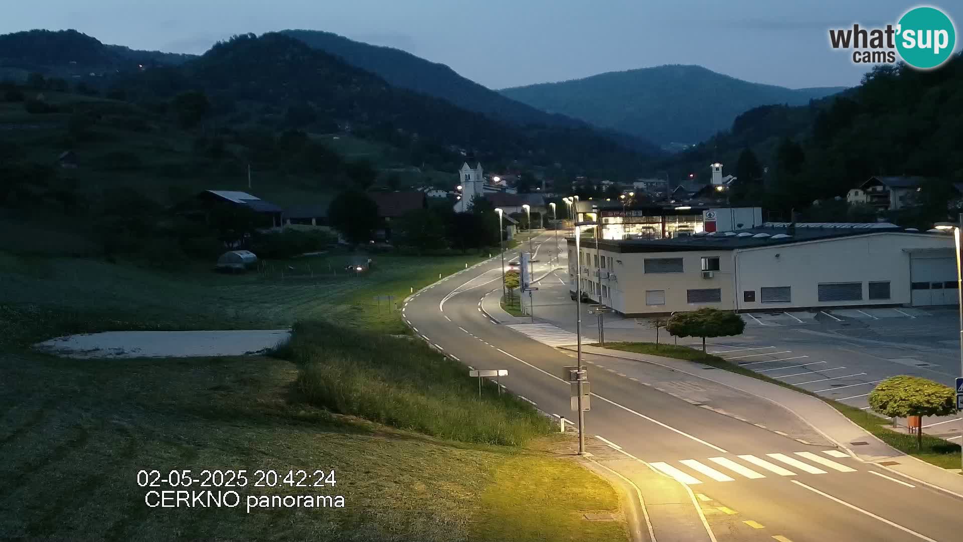 Cerkno ulaz u grad – Kamera uživo