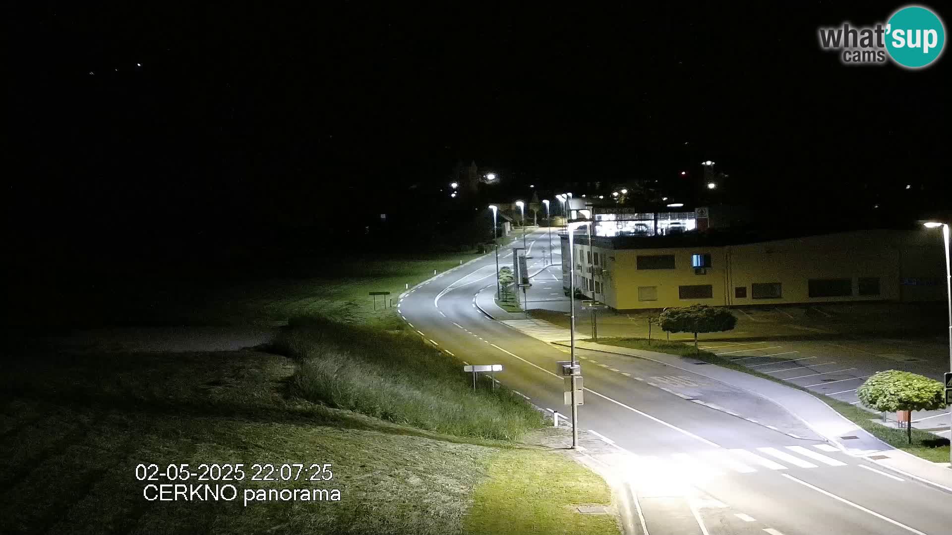 Cerkno city entrance Live Webcam