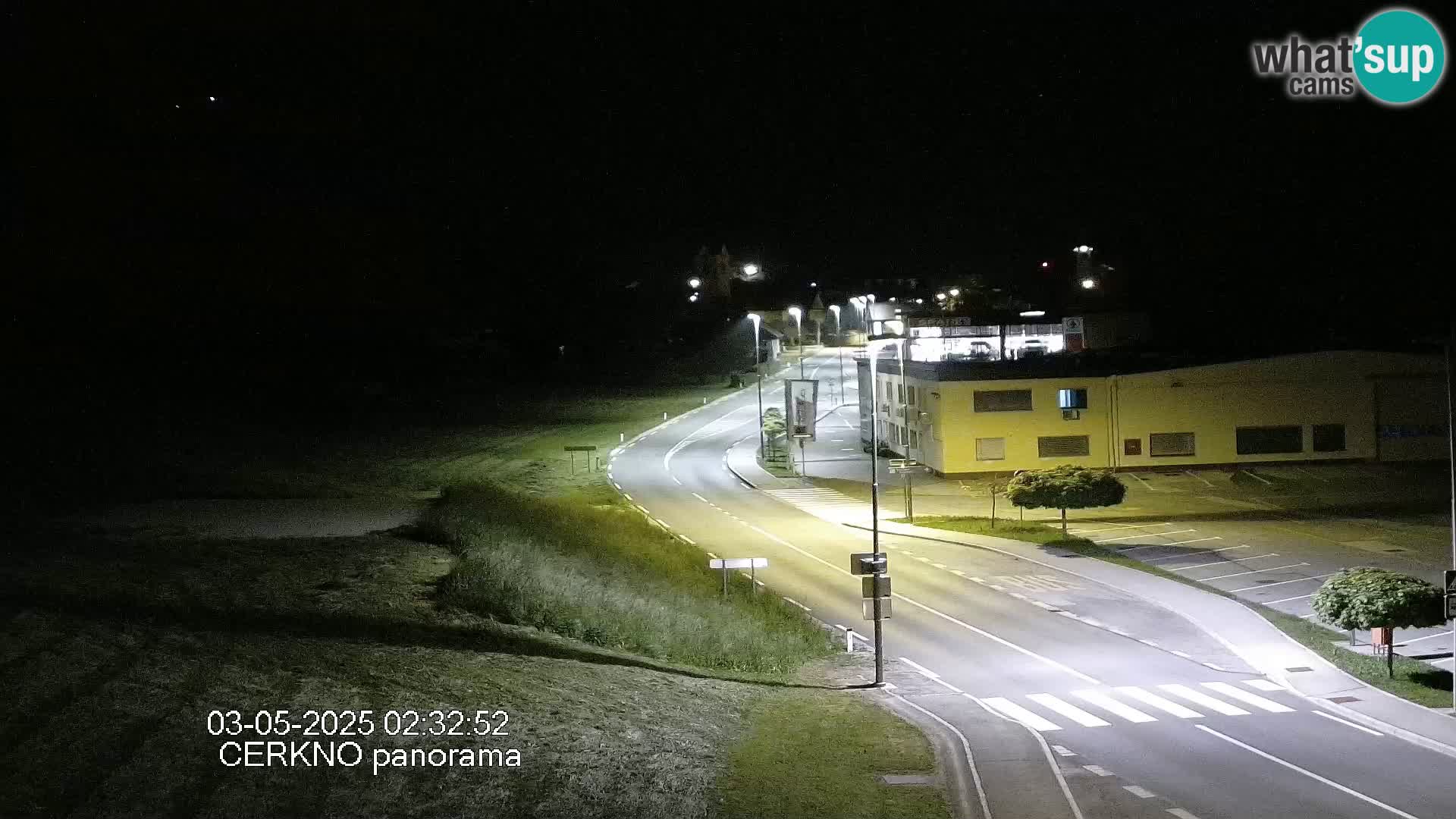 Cerkno entrada a la ciudad Webcam en vivo