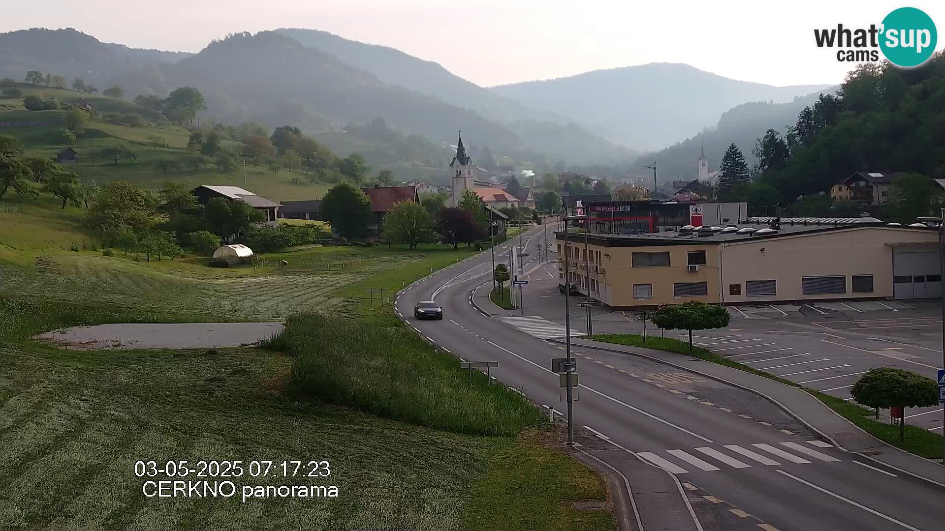Webcam Ingresso Città di Cerkno