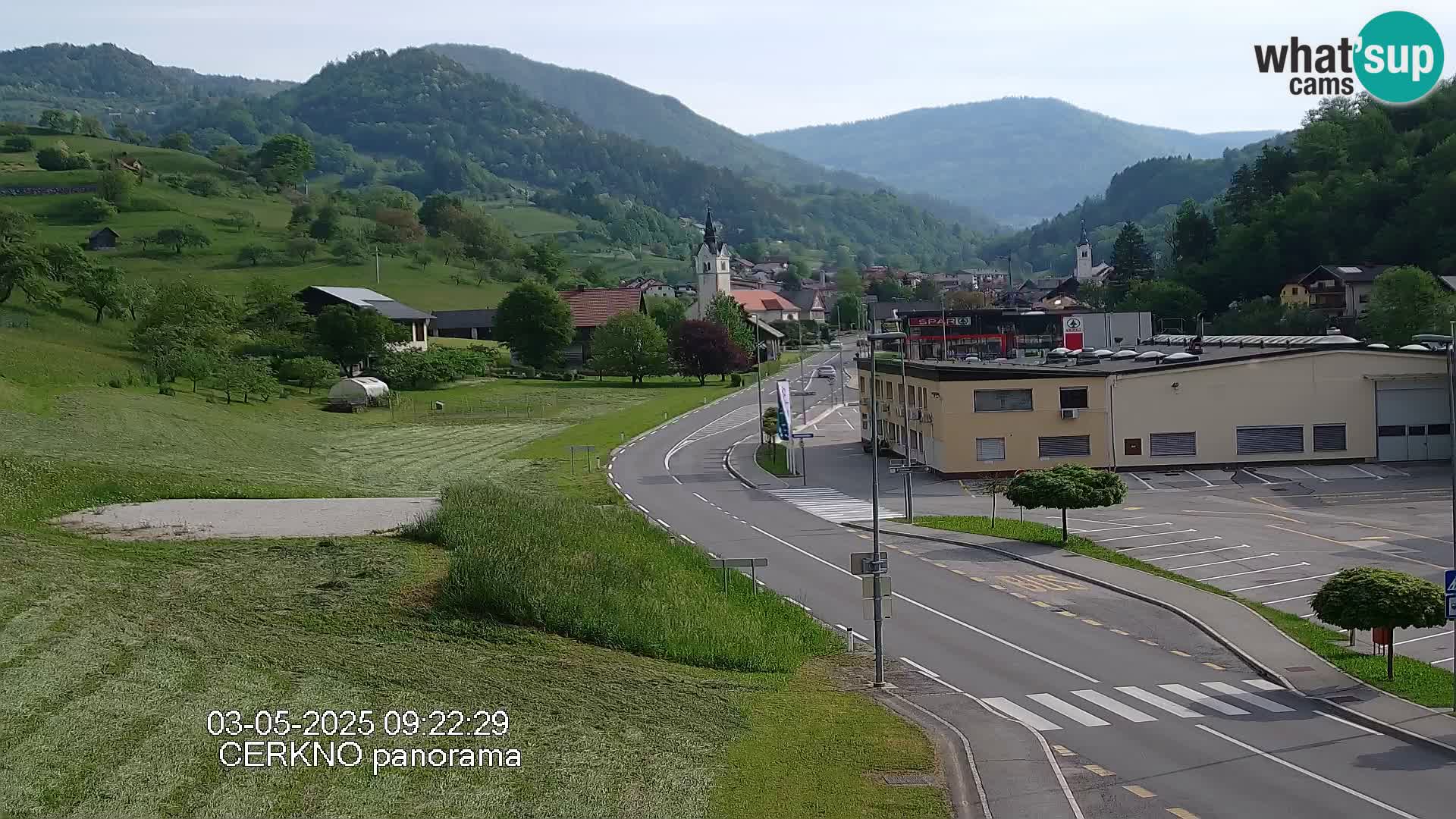 Cerkno Stadteingang Live-Webcam