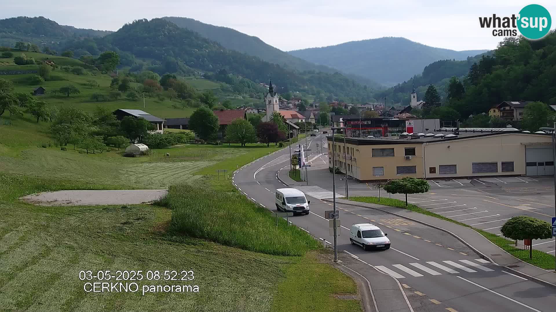 Cerkno ulaz u grad – Kamera uživo