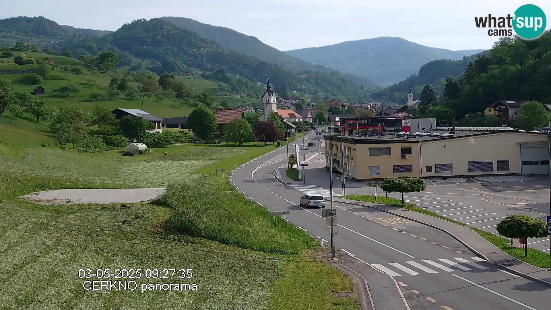 Cerkno ulaz u grad – Kamera uživo