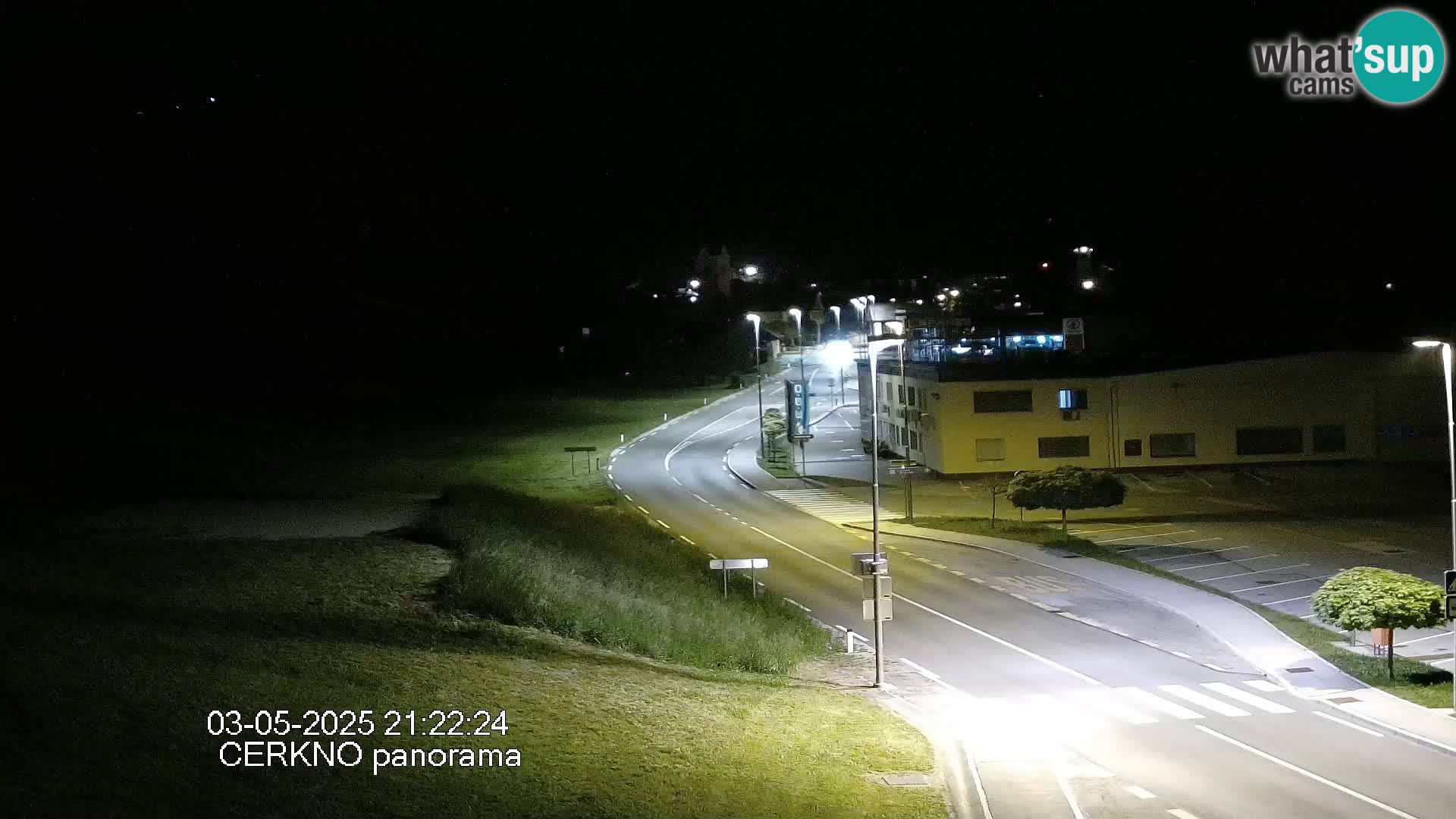 Cerkno city entrance Live Webcam