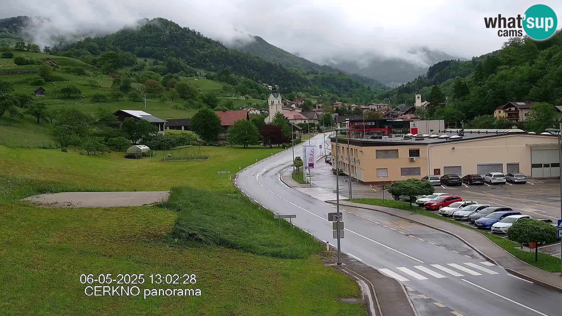 Cerkno ulaz u grad – Kamera uživo