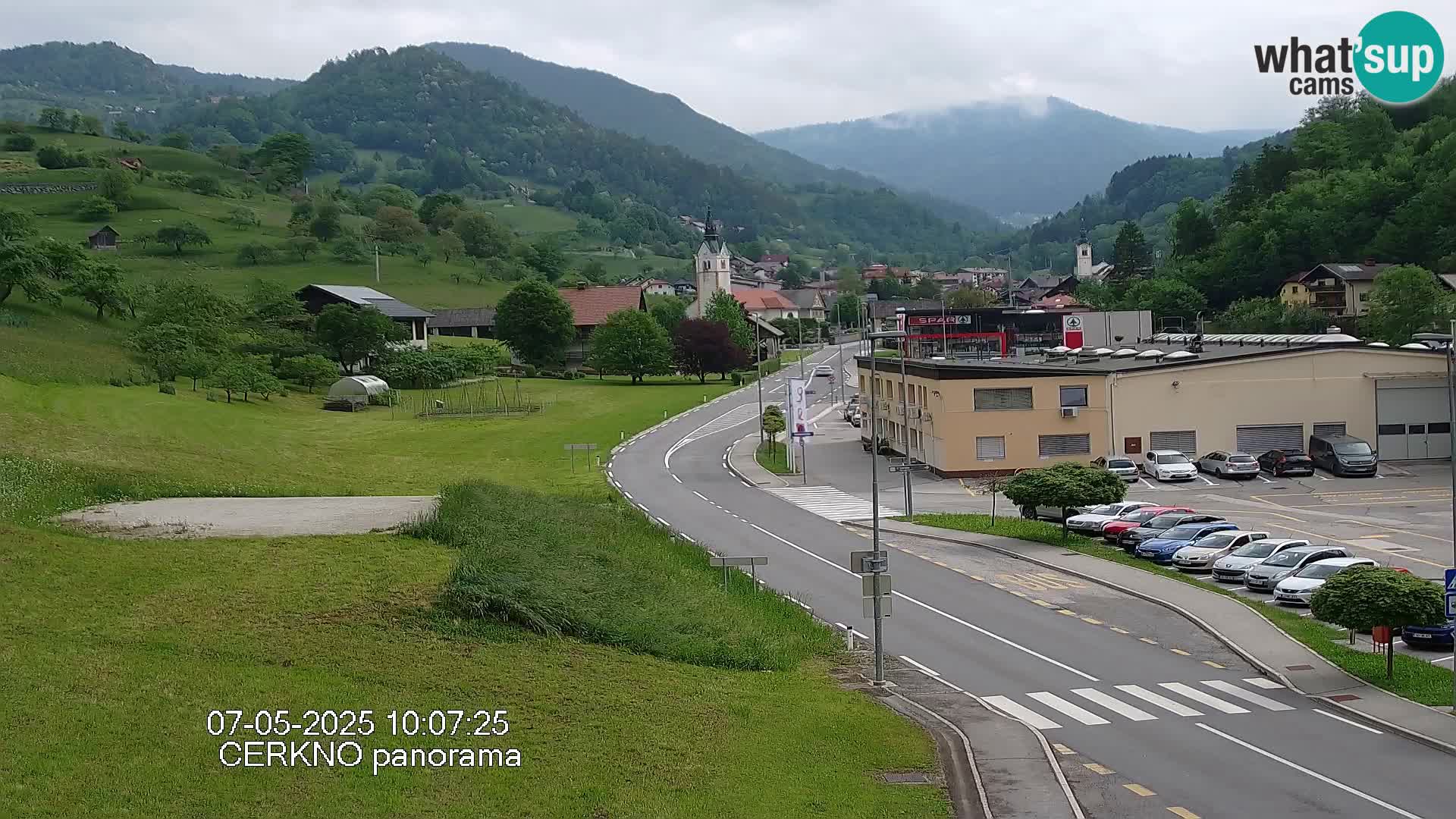 Cerkno ulaz u grad – Kamera uživo