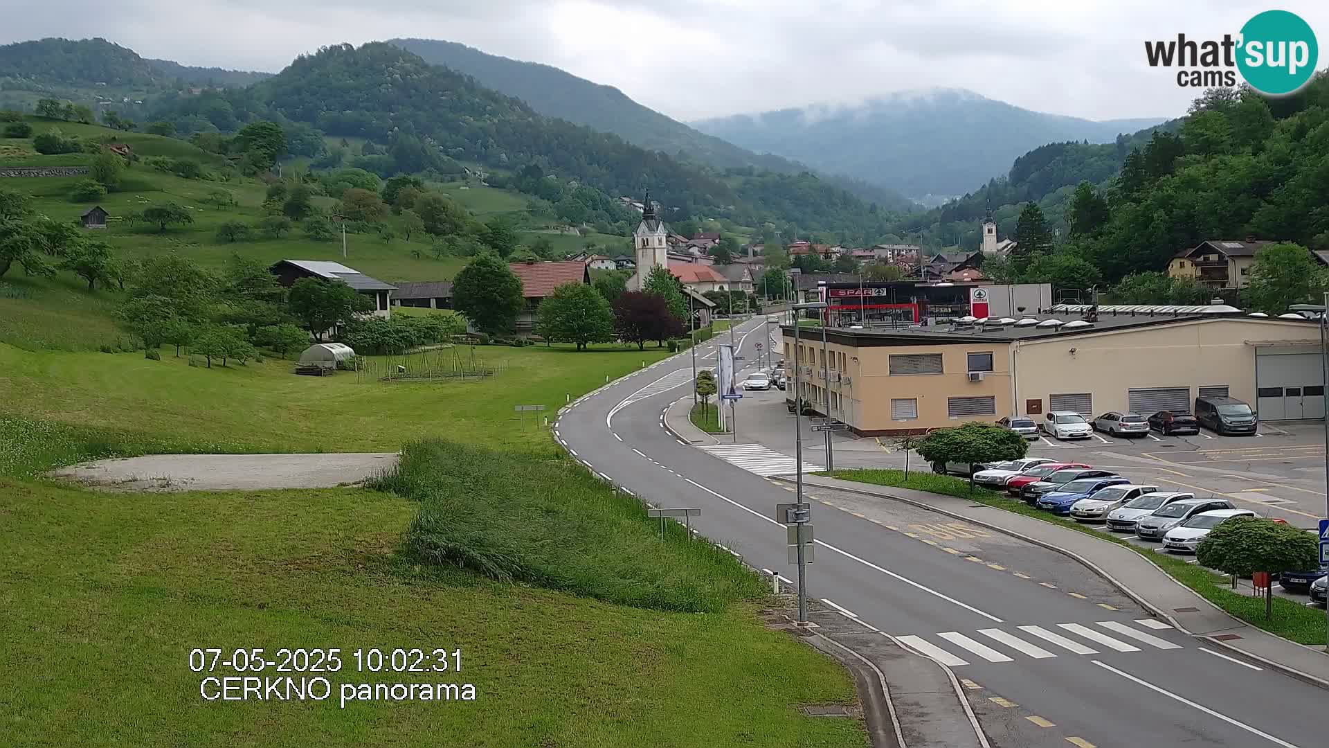 Cerkno ulaz u grad – Kamera uživo