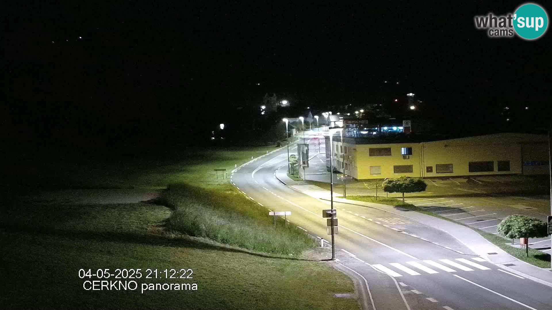 Cerkno city entrance Live Webcam
