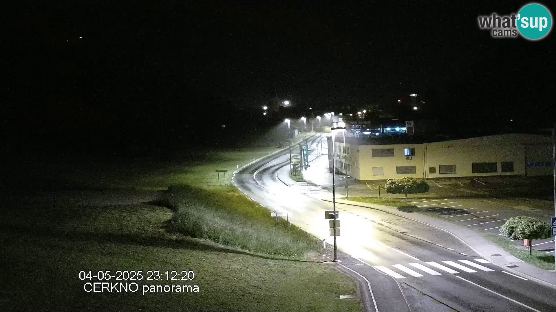 Cerkno city entrance Live Webcam
