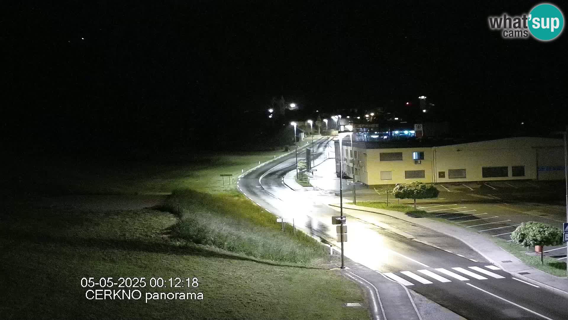 Cerkno city entrance Live Webcam