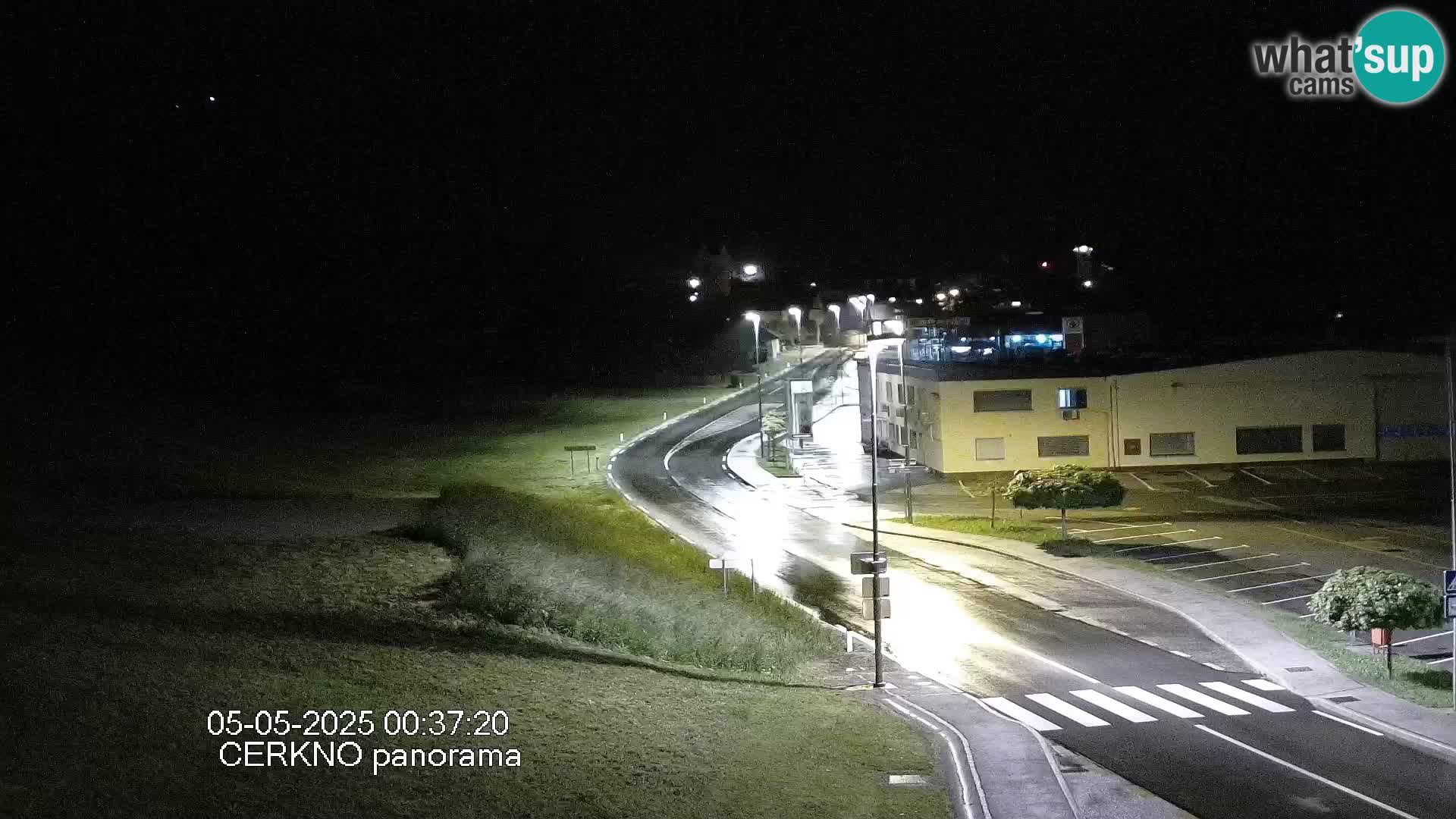 Cerkno city entrance Live Webcam