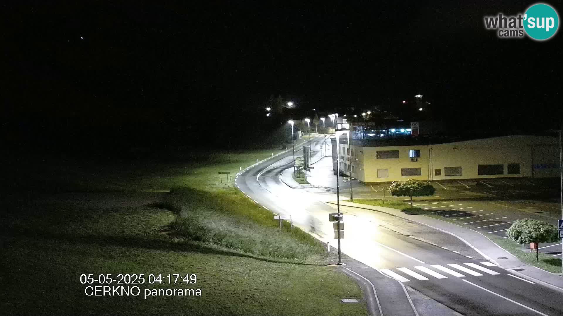 Cerkno city entrance Live Webcam