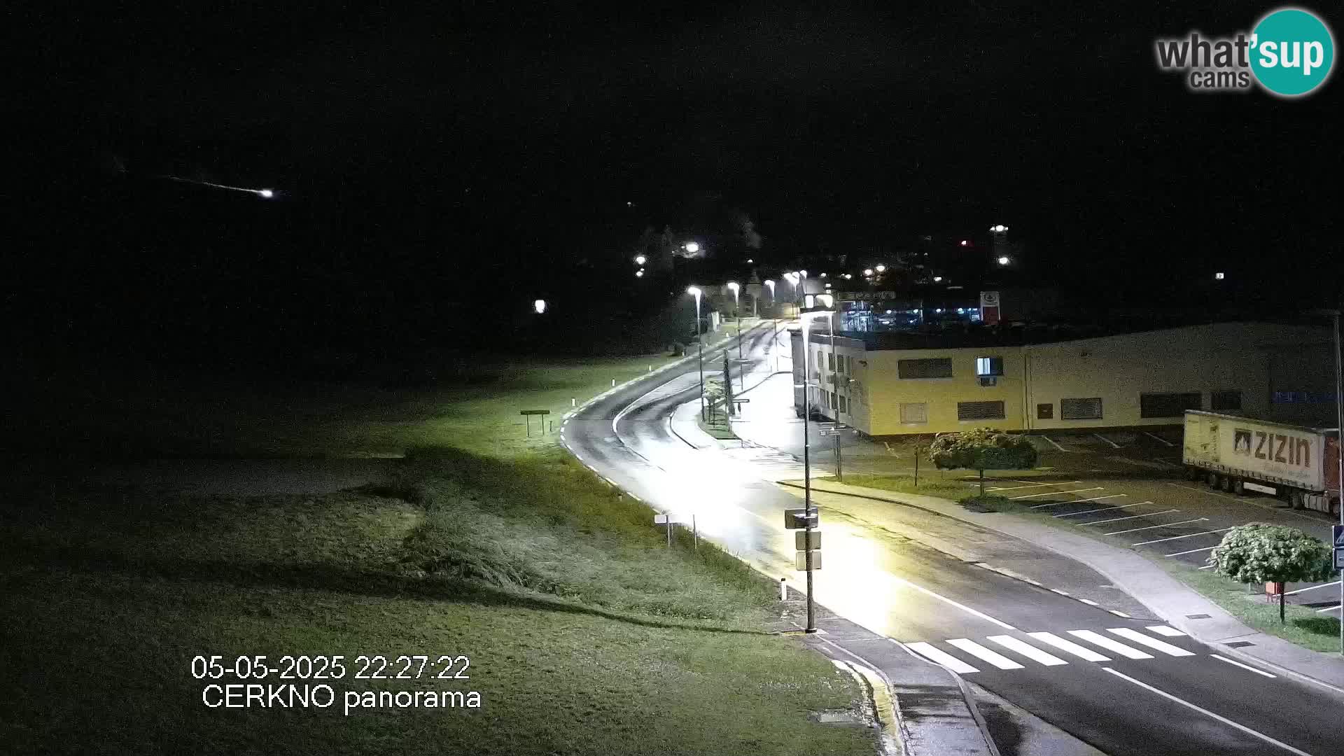 Webcam en direct – Entrée de la ville de Cerkno