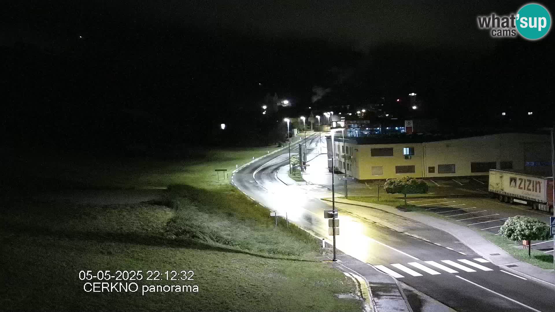Cerkno city entrance Live Webcam