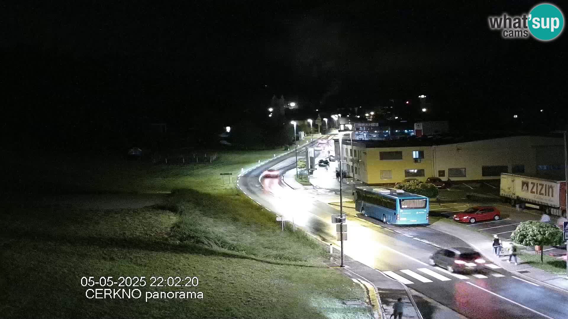 Cerkno entrada a la ciudad Webcam en vivo