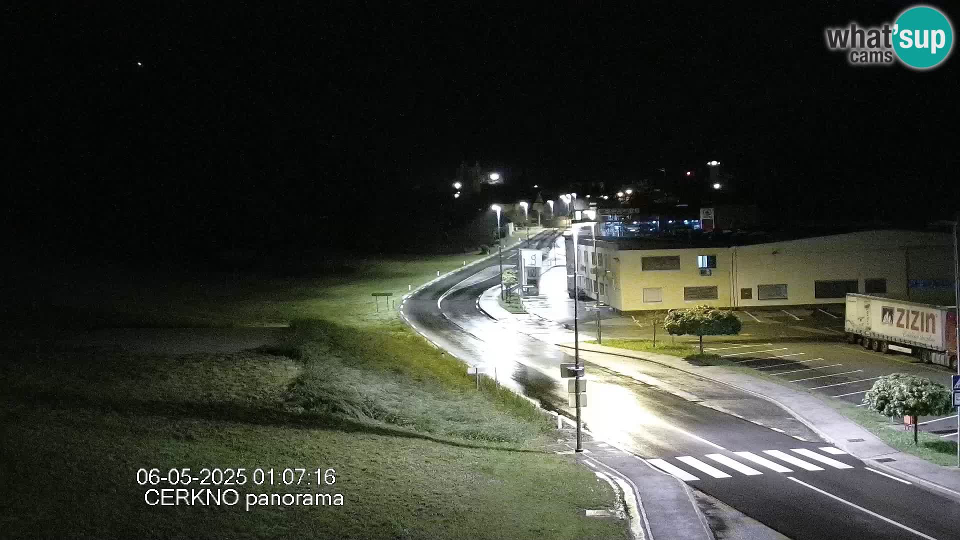 Cerkno city entrance Live Webcam