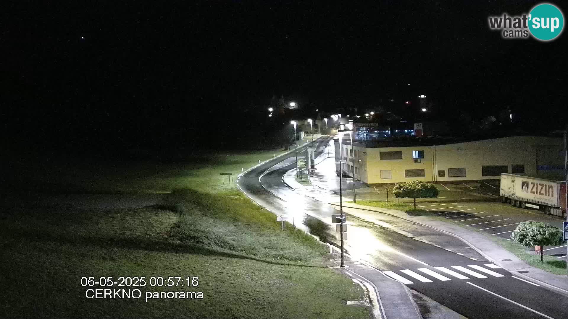 Cerkno city entrance Live Webcam