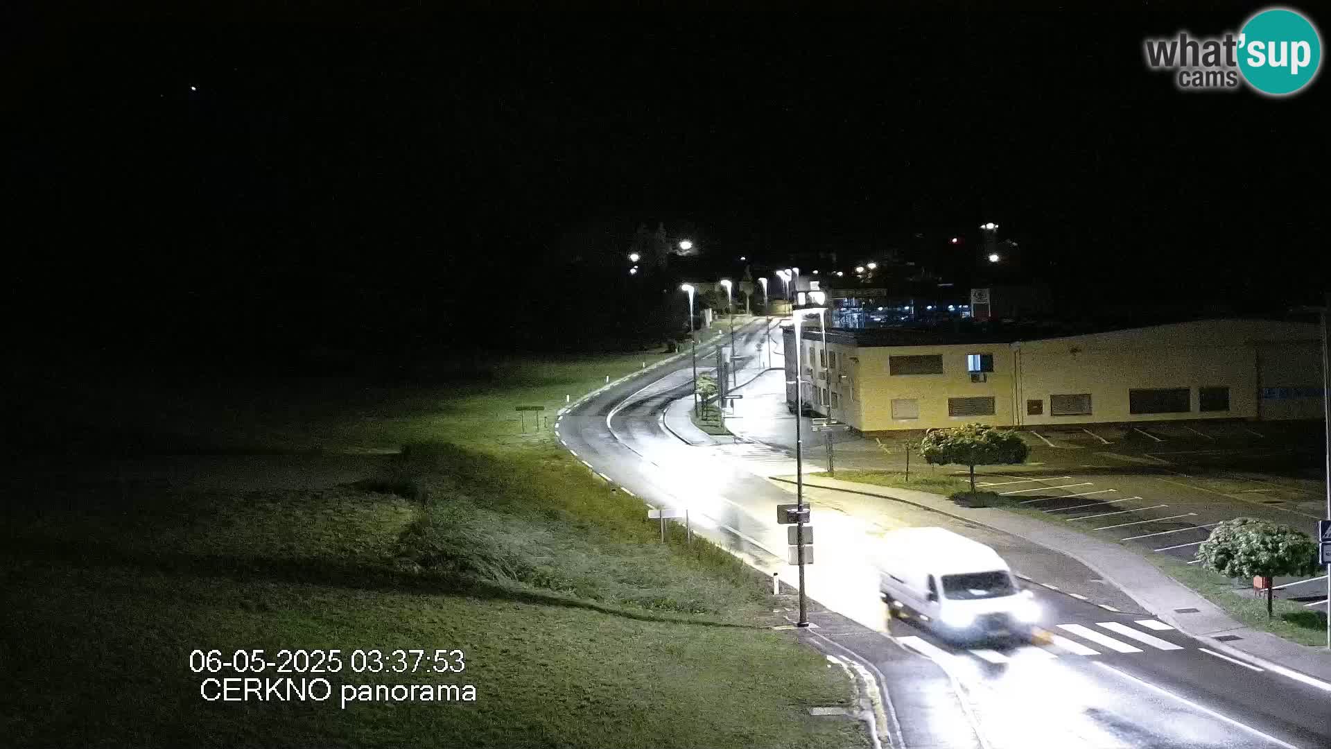 Cerkno city entrance Live Webcam