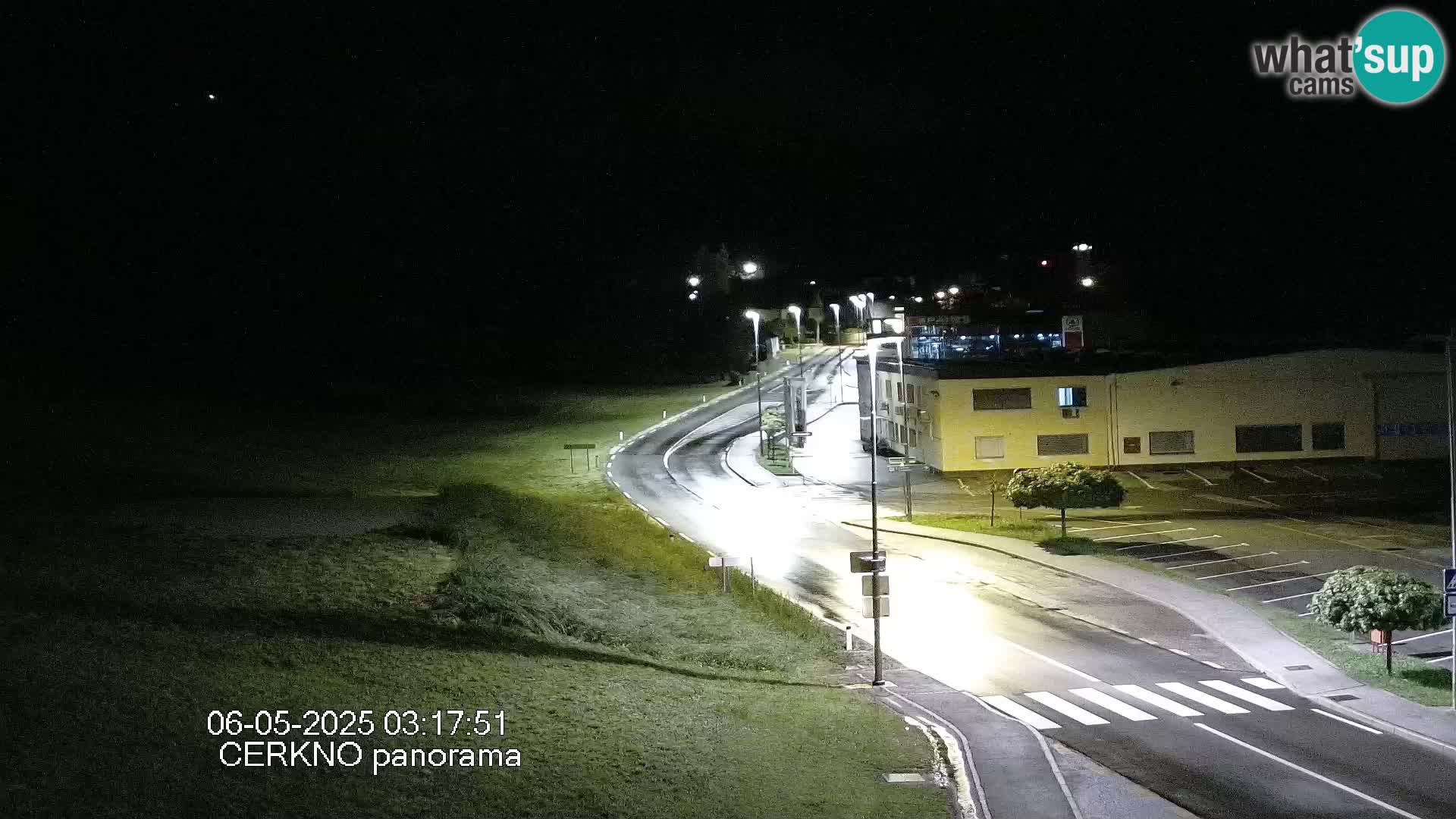 Cerkno city entrance Live Webcam