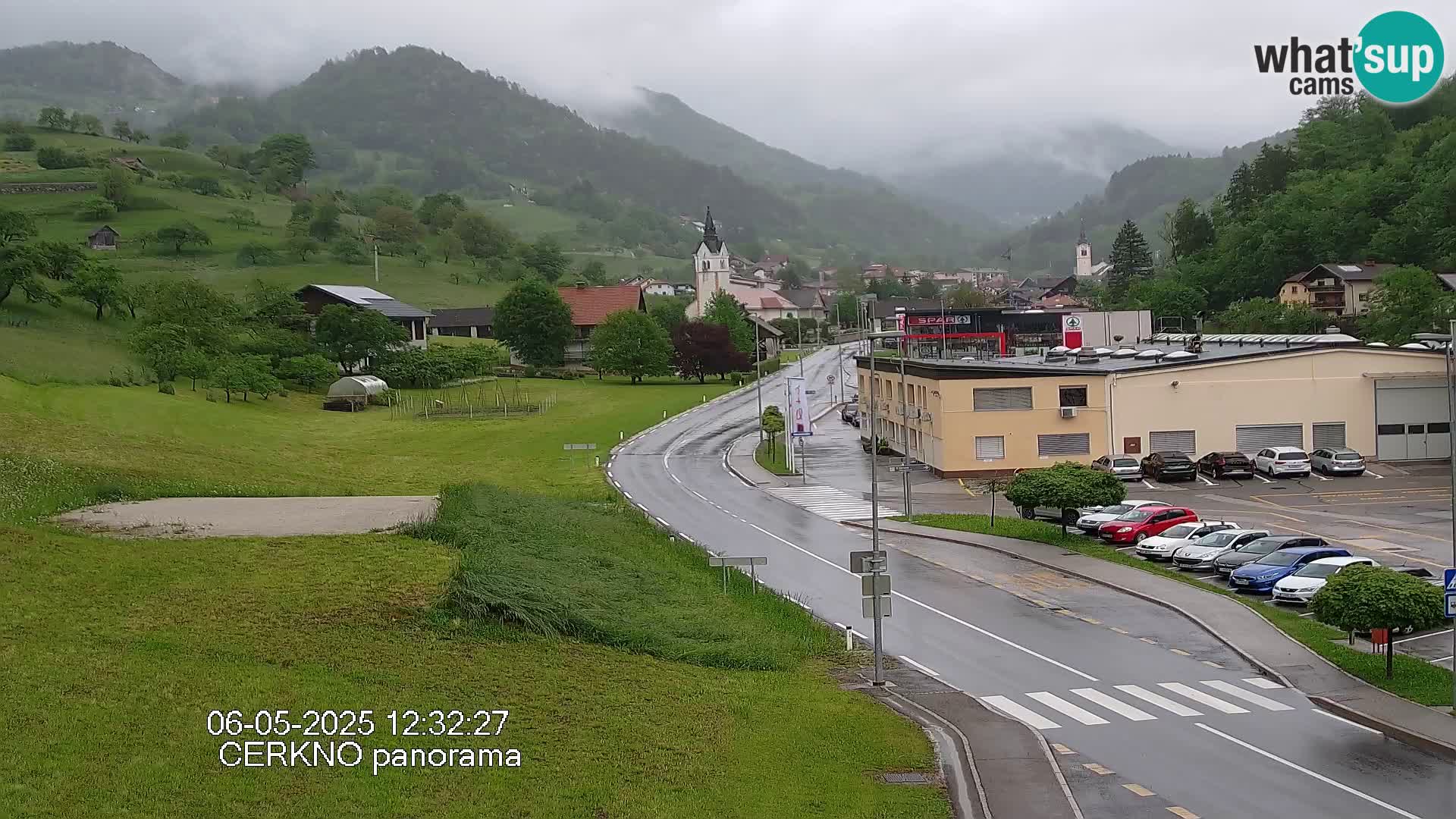 Cerkno ulaz u grad – Kamera uživo