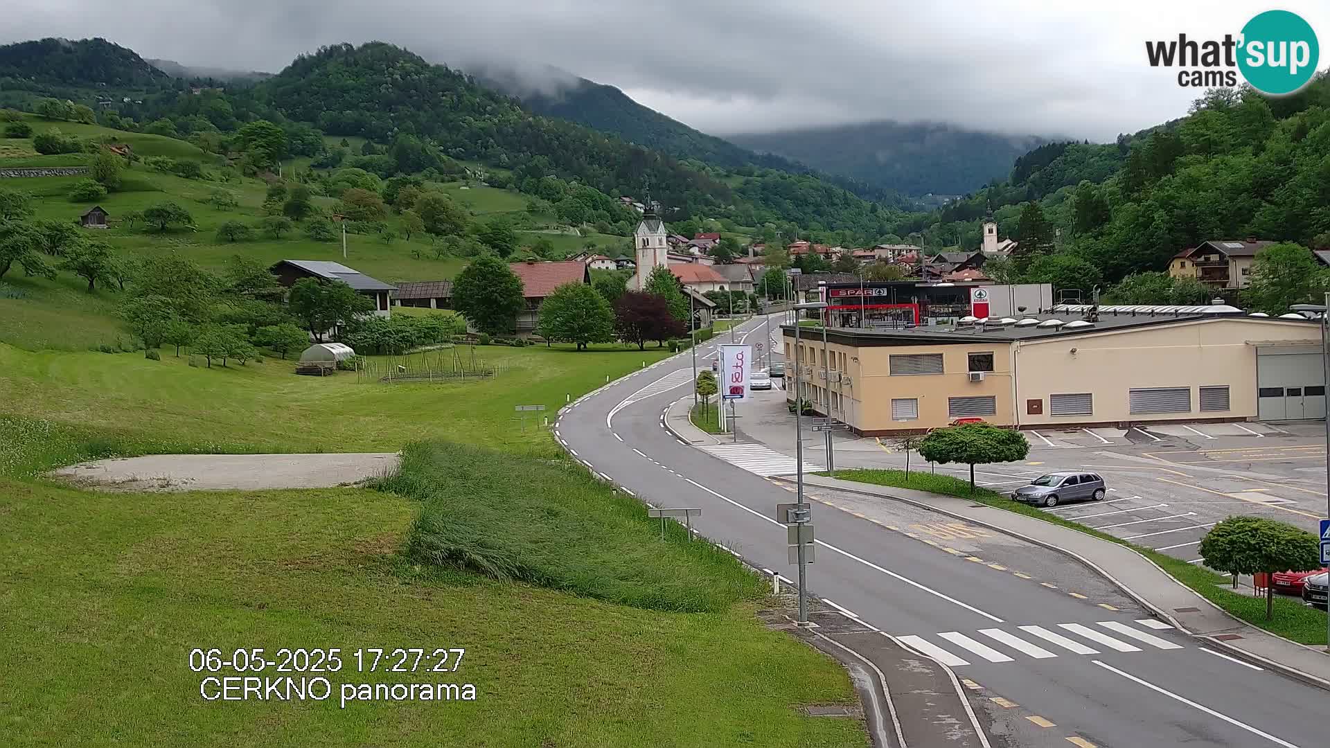 Webcam Ingresso Città di Cerkno