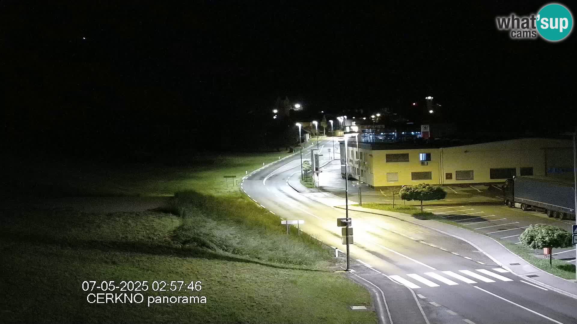 Cerkno city entrance Live Webcam