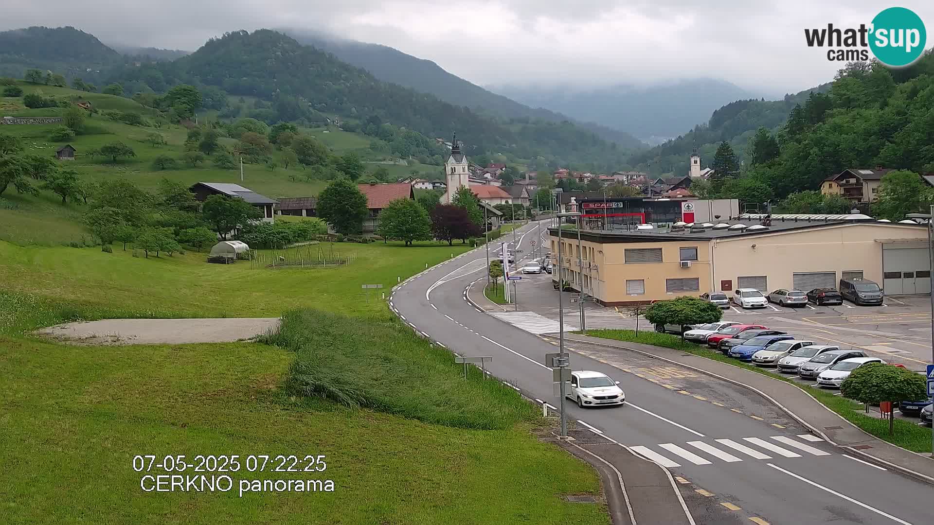 Cerkno ulaz u grad – Kamera uživo
