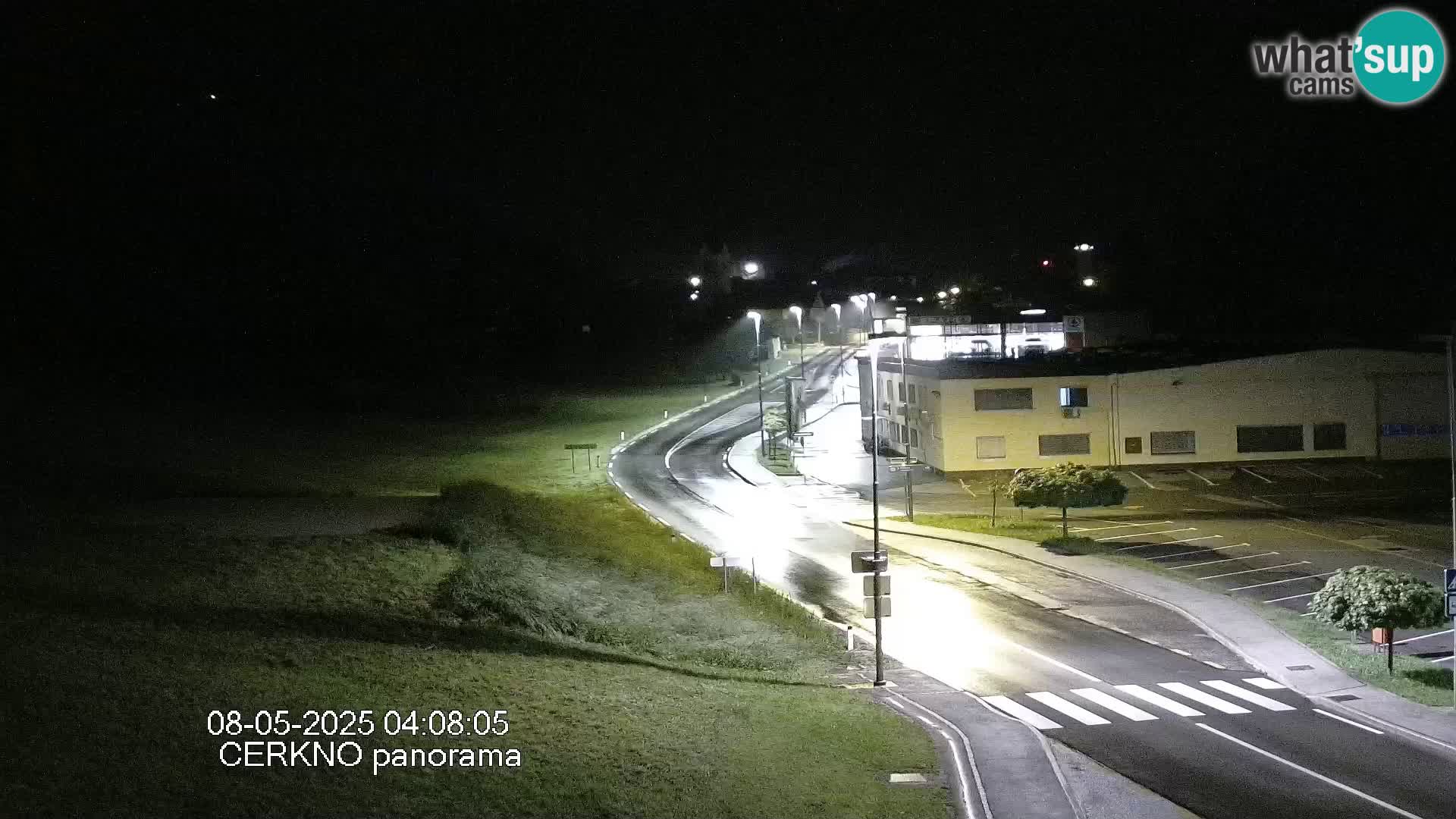 Cerkno city entrance Live Webcam